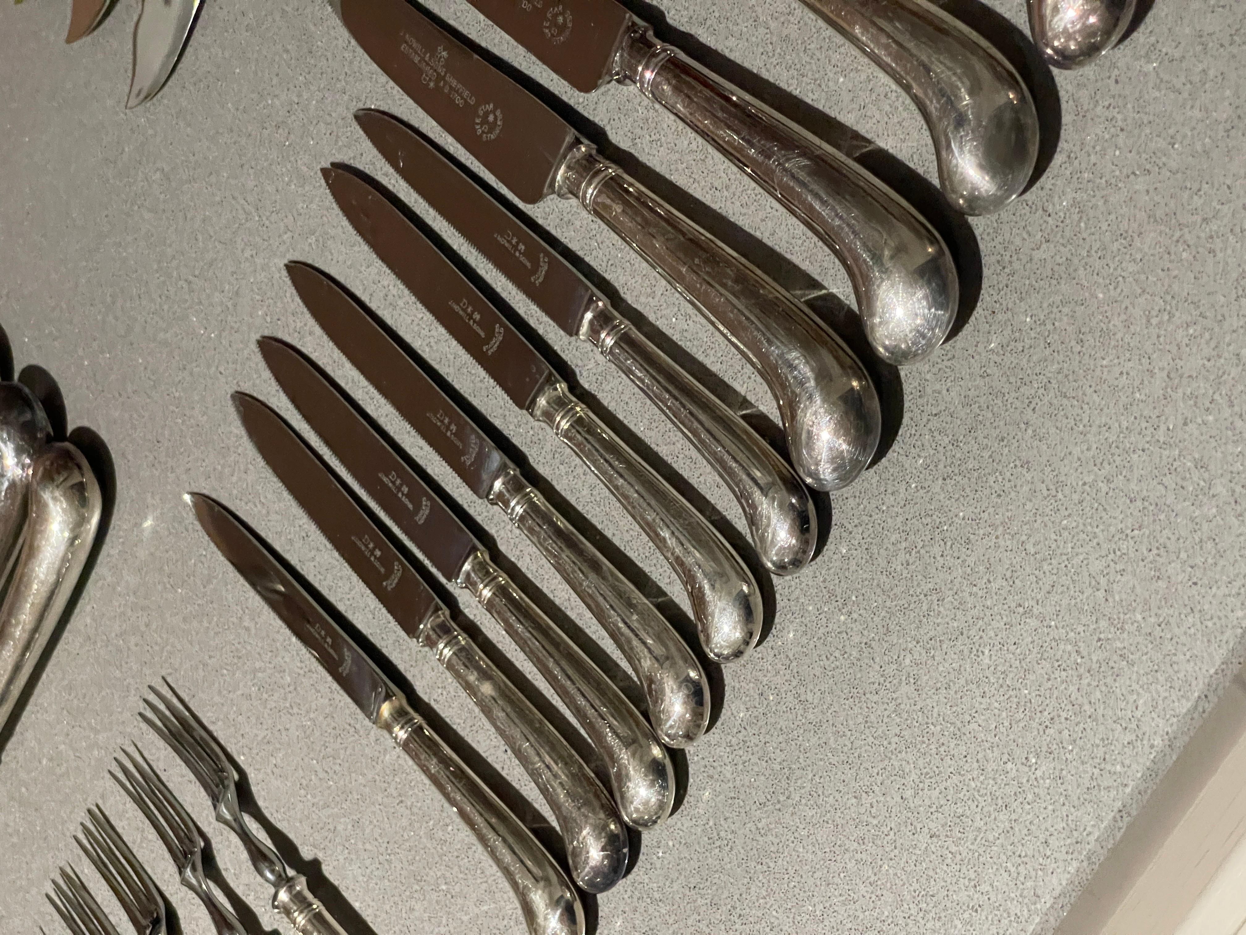 sheffield cutlery set antique