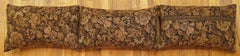 Set of Decorative Antique French Tapestry Pillows with Floral Elements