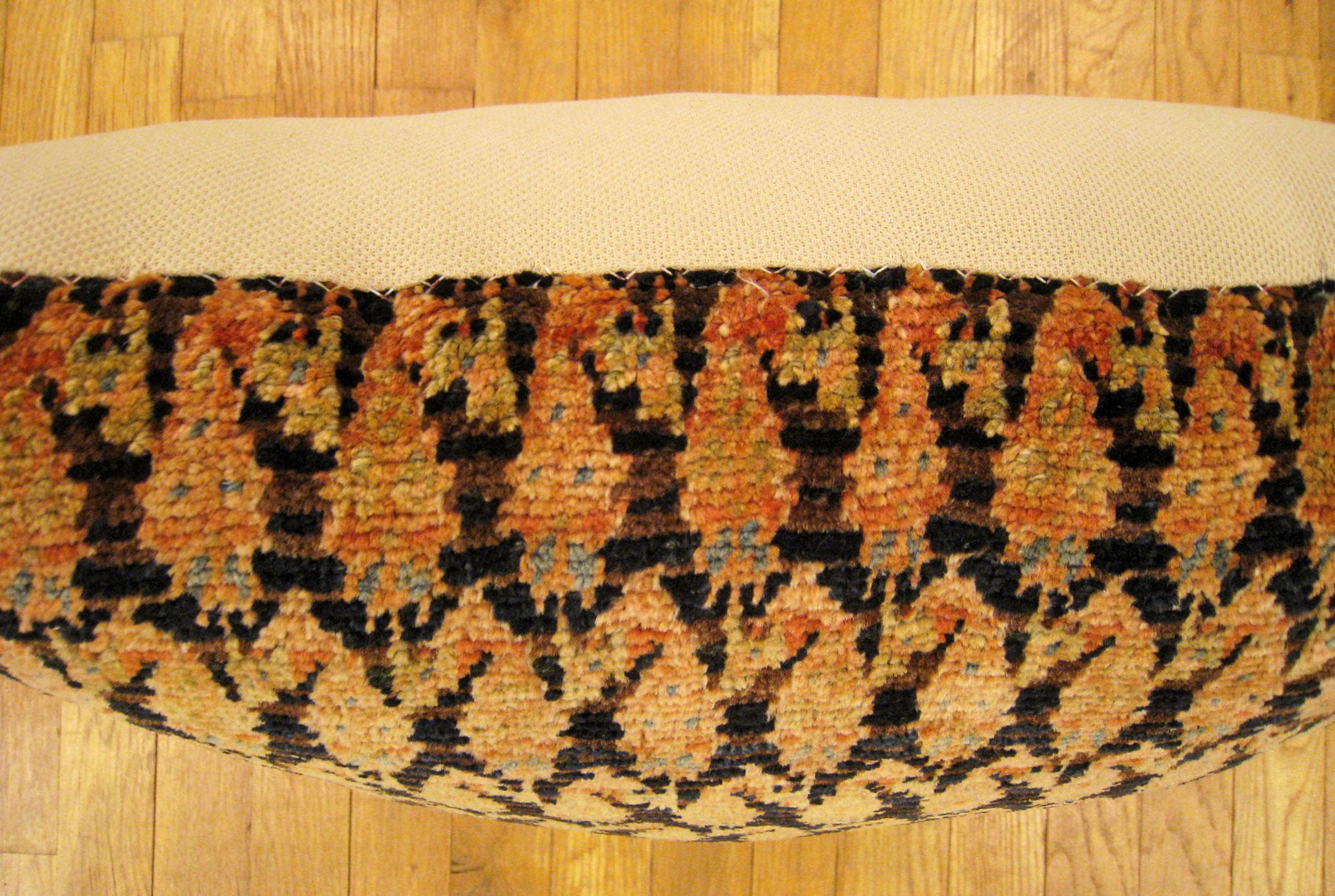 Early 20th Century Set of Decorative Antique Persian Saraband Carpet Pillows For Sale