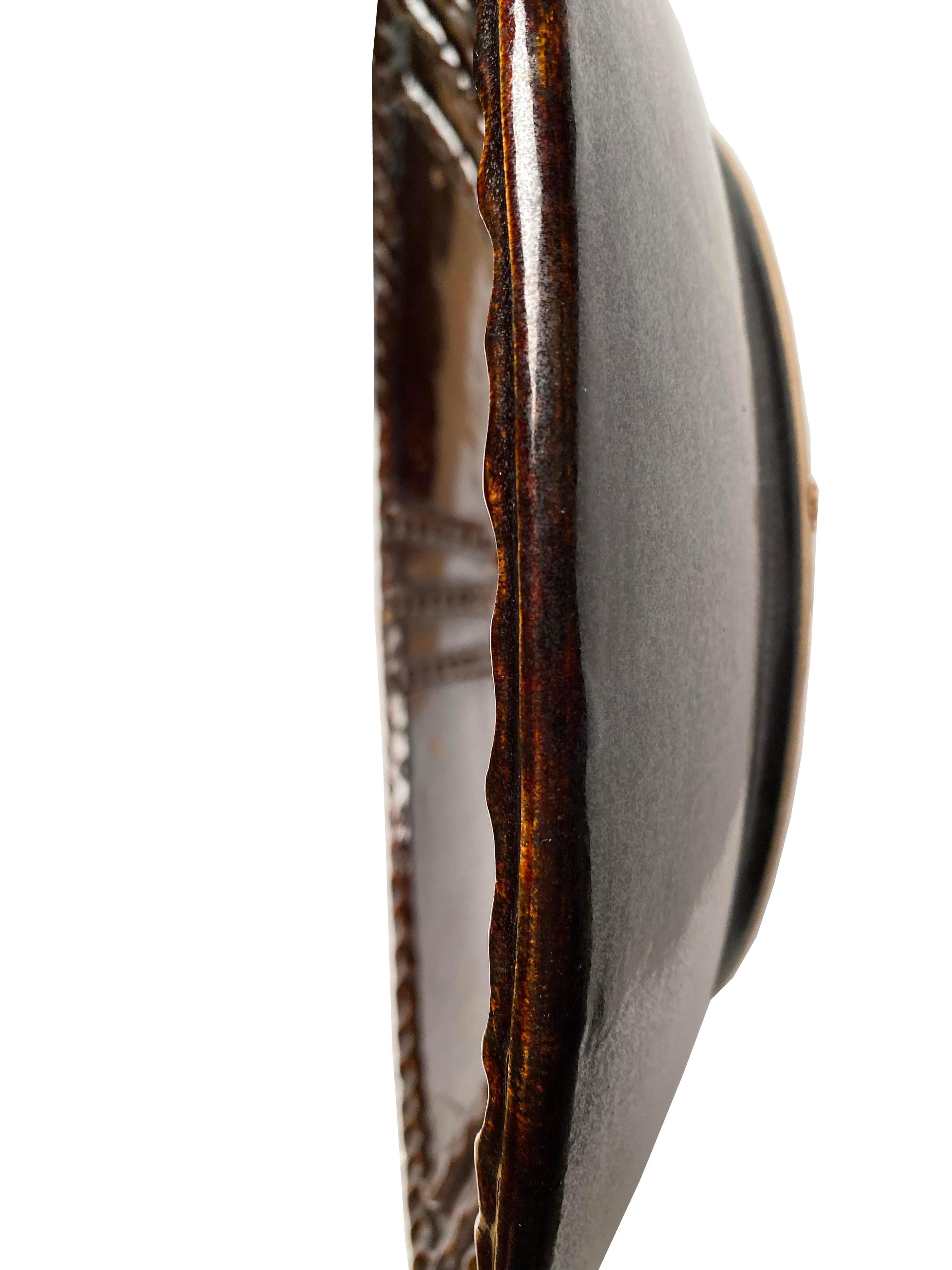 Un set di piatti decorativi Formations Castano in vendita 4