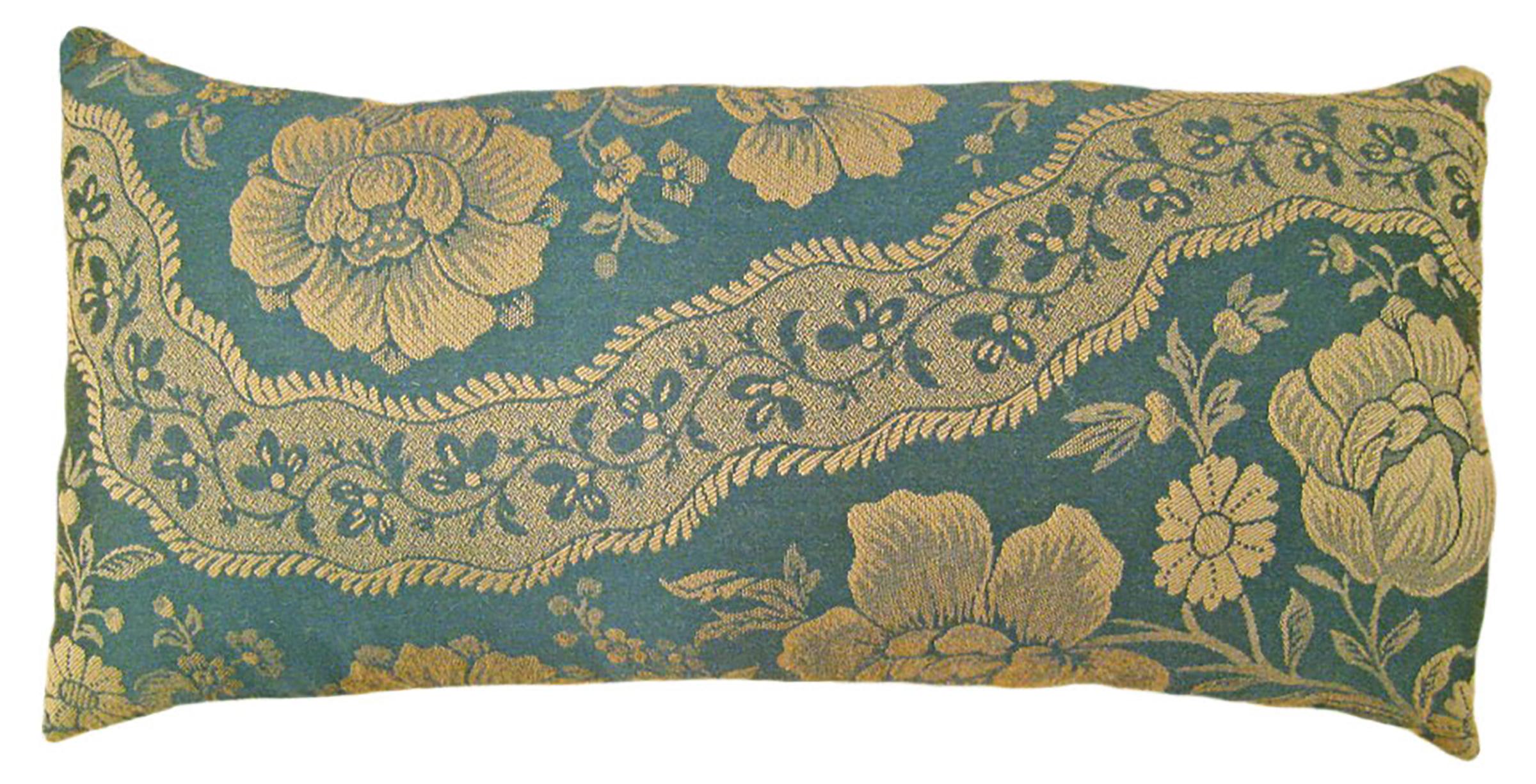 Juego de cojines decorativos de tela Chinoiserie europea vintage con motivos florales 7