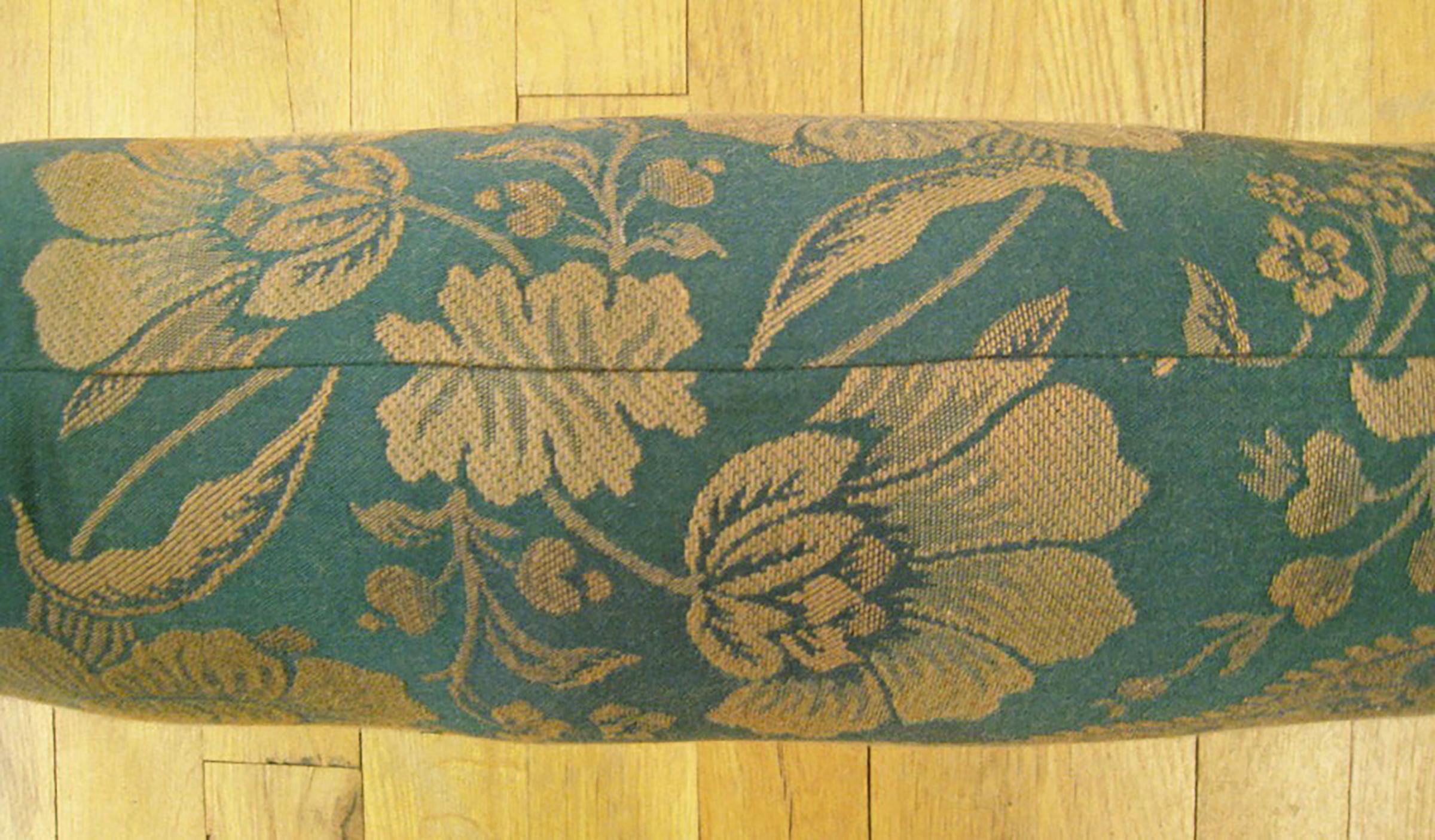 Juego de cojines decorativos de tela Chinoiserie europea vintage con motivos florales 9