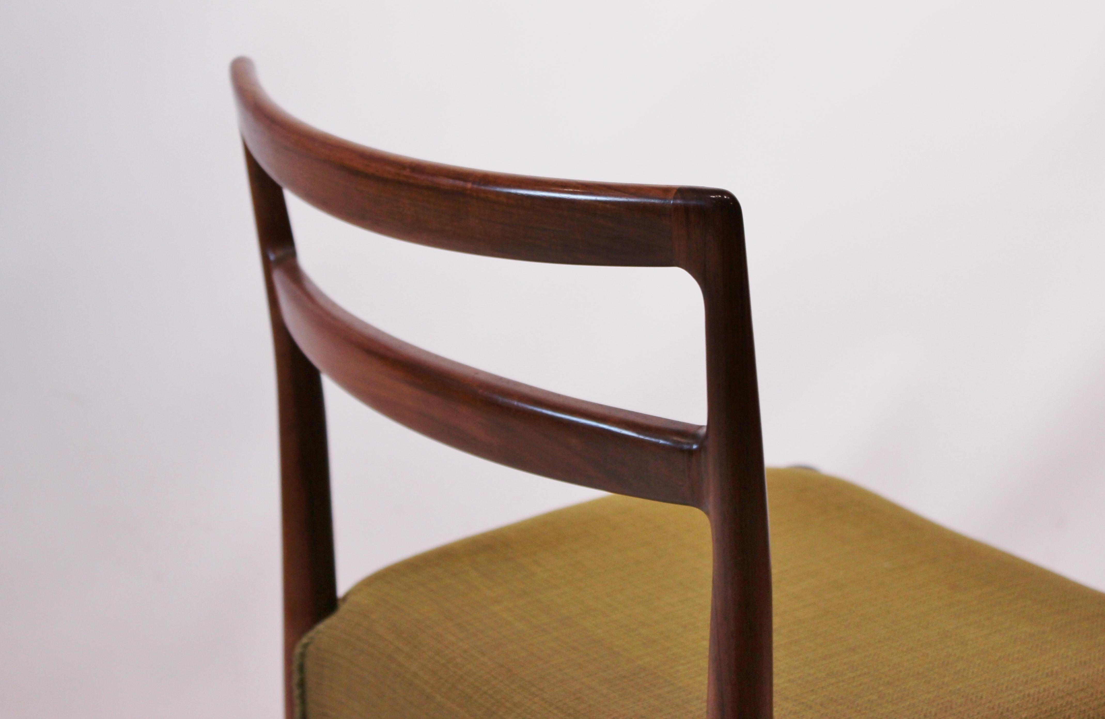 Set of Six Dining Room Chairs of Rosewood, Knud Færch, 1960s 1