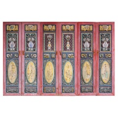 Set of Early 20th Century Chinese Door Panels