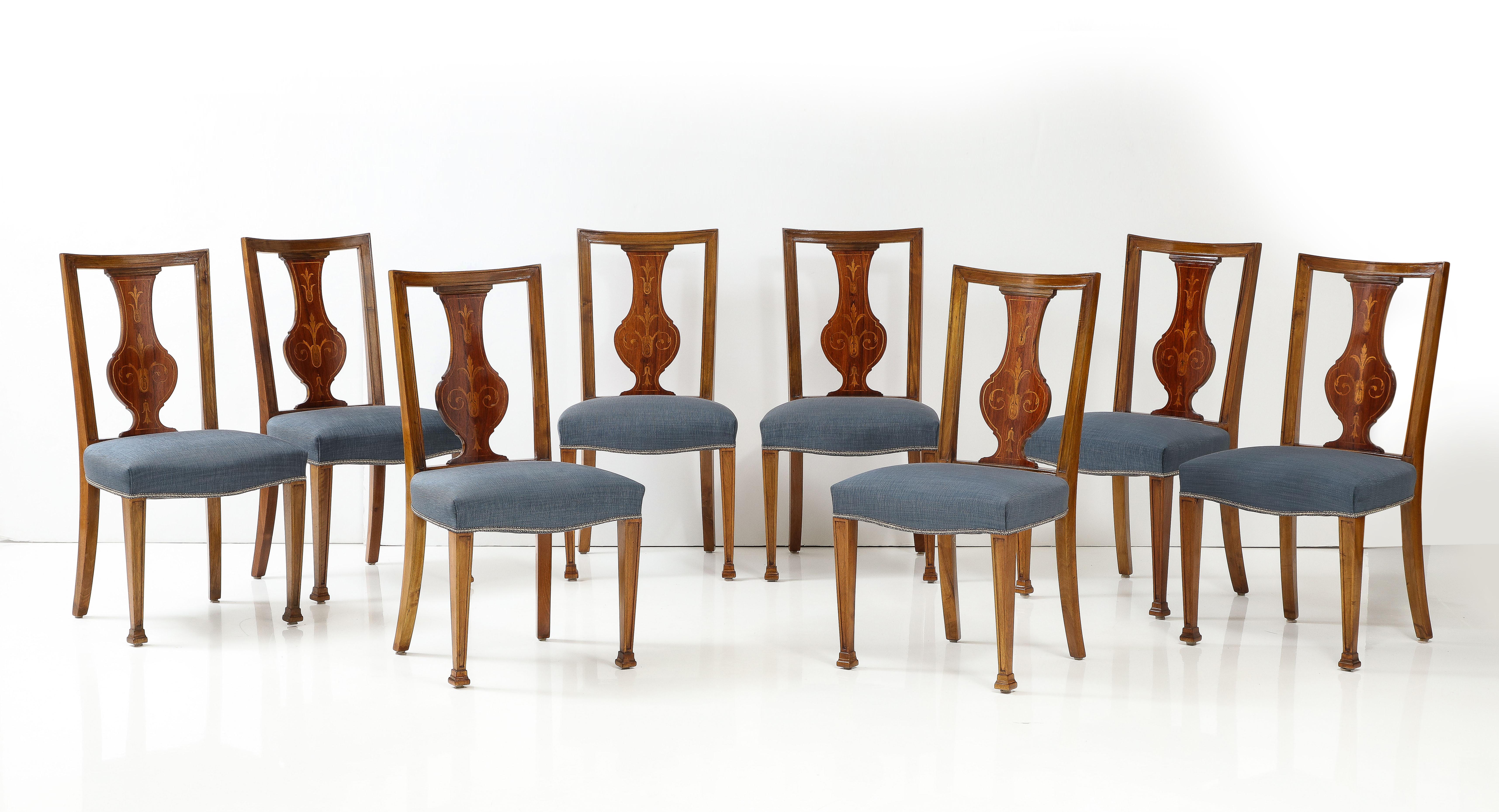 A set of Eight Baltic sidechairs, Circa 1910s For Sale 9