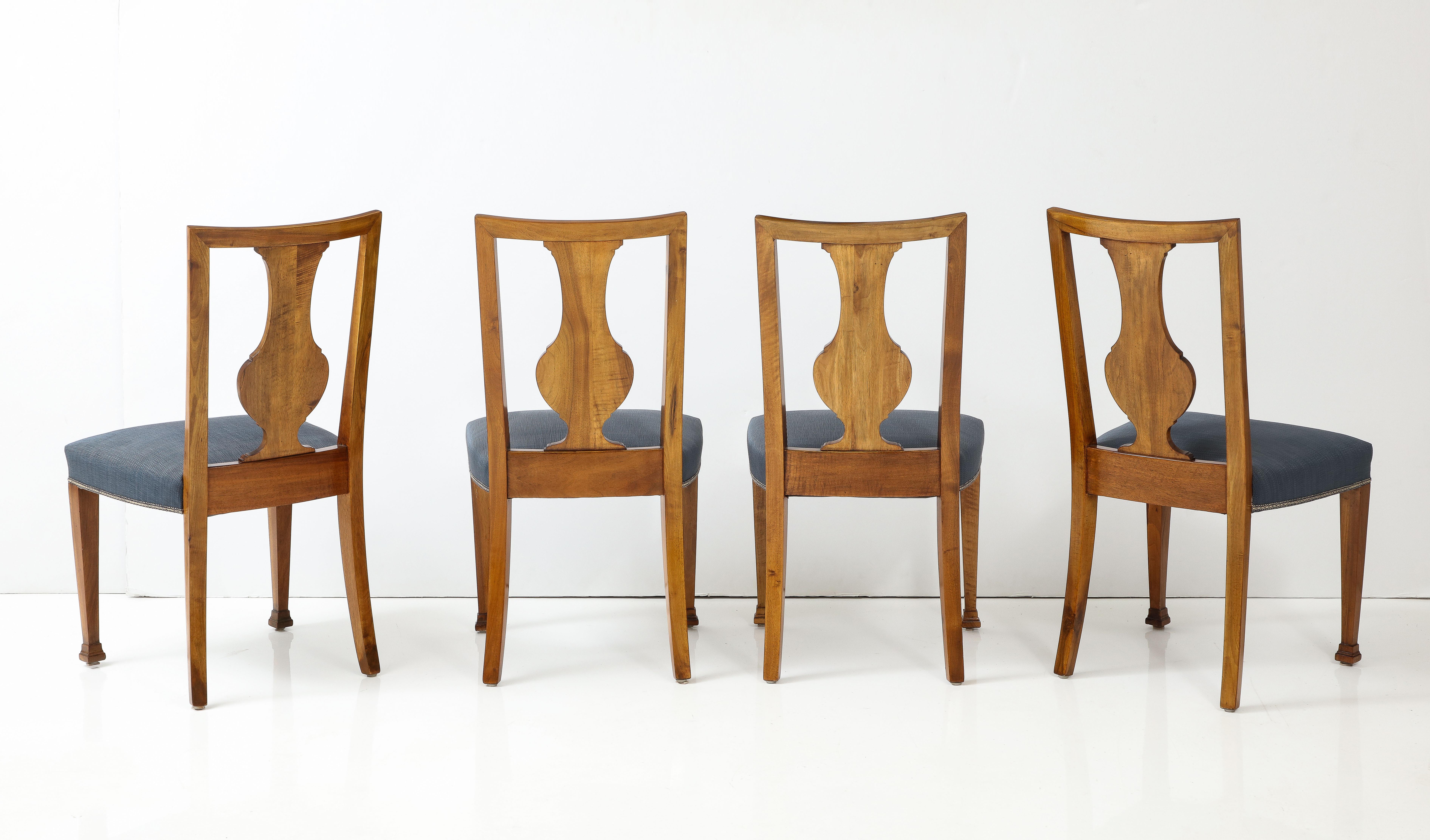 Wood A set of Eight Baltic sidechairs, Circa 1910s For Sale