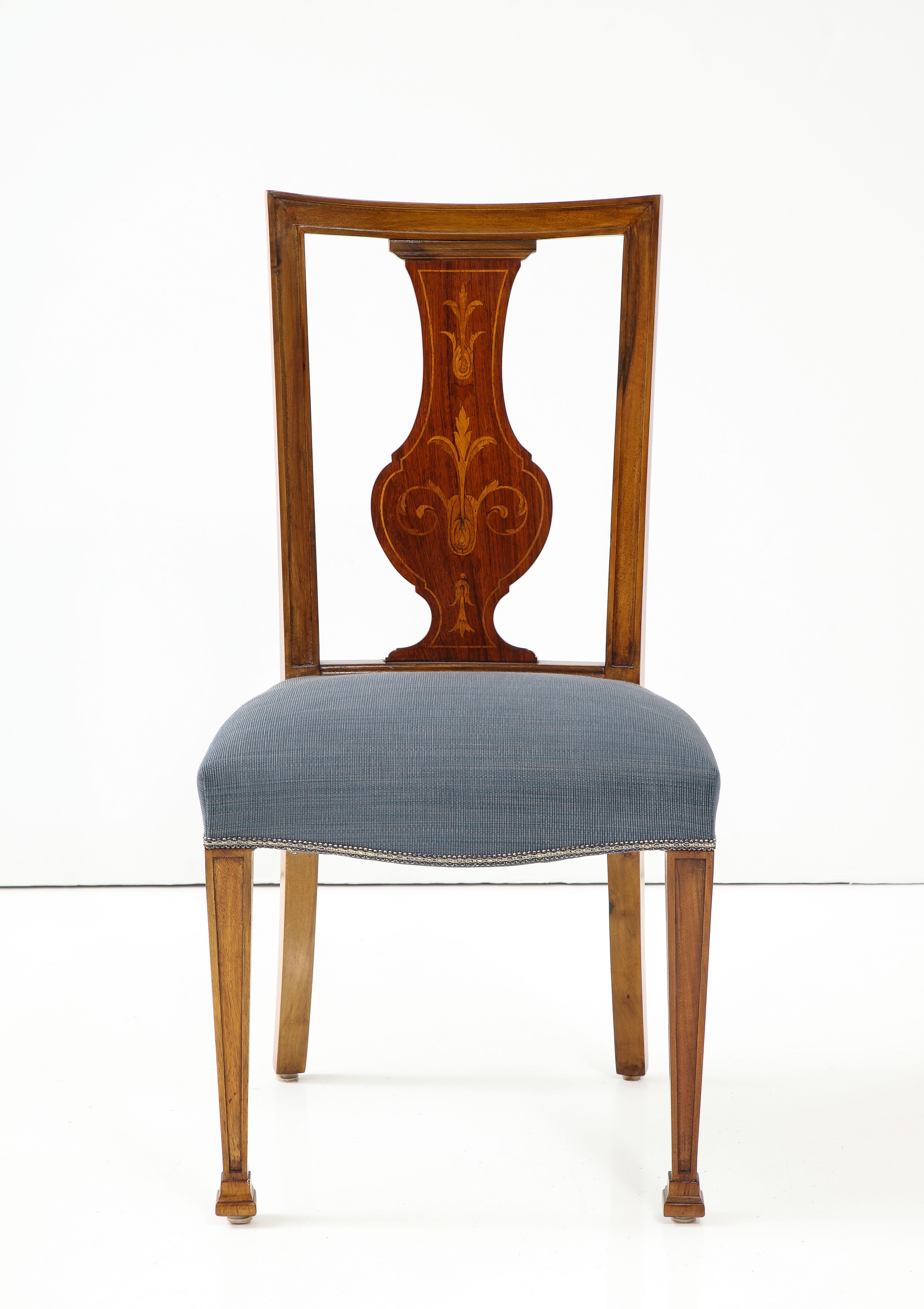 A set of Eight Baltic sidechairs, Circa 1910s For Sale 3