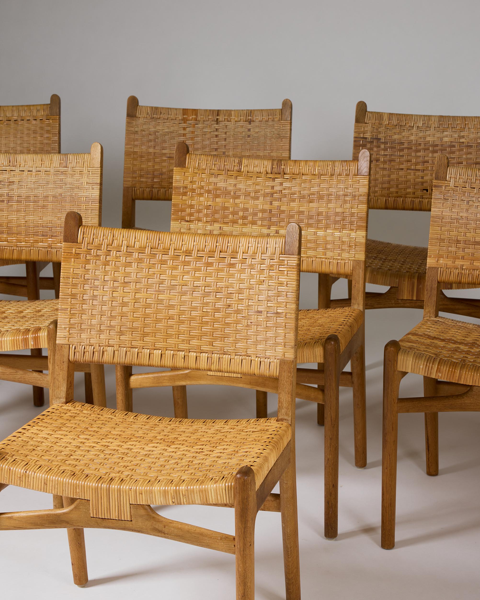 Mid-20th Century A set of eight ‘CH31’ chairs by Hans J. Wegner for Carl Hansen & Son, Danmark