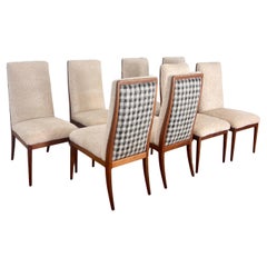 A set of eight dining chairs by Jules Huemann for Metropolitan, mid 20th c