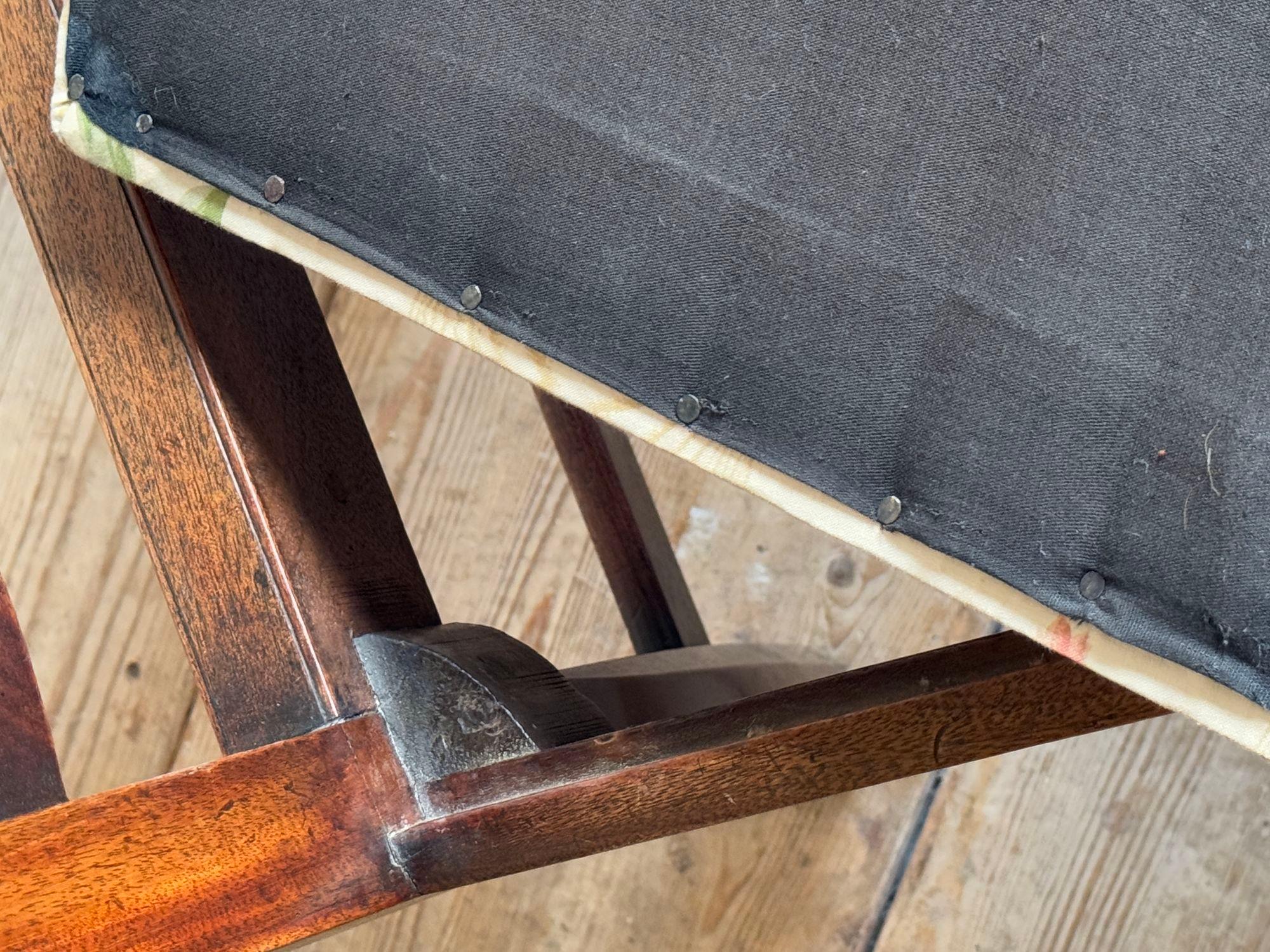 Mahogany A set of eight Georgian dining chairs