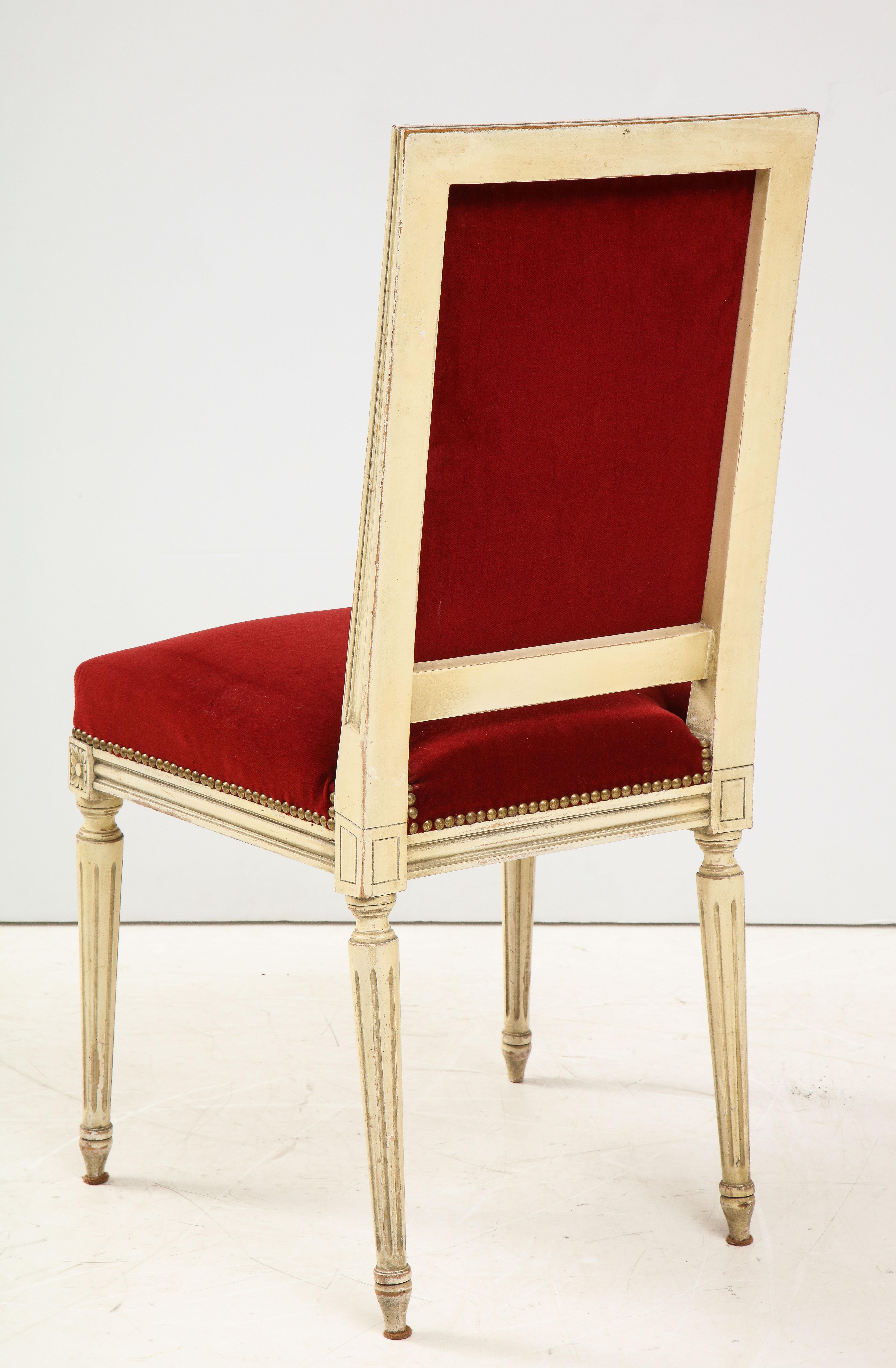 20th Century Set of Eight Louis XVI Style Dining Chairs