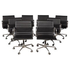 Used A Set Of Eight Office Chairs By Charles Eames For Herman Miller