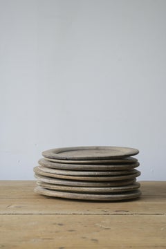 A set of eight small Swedish plates 1800s