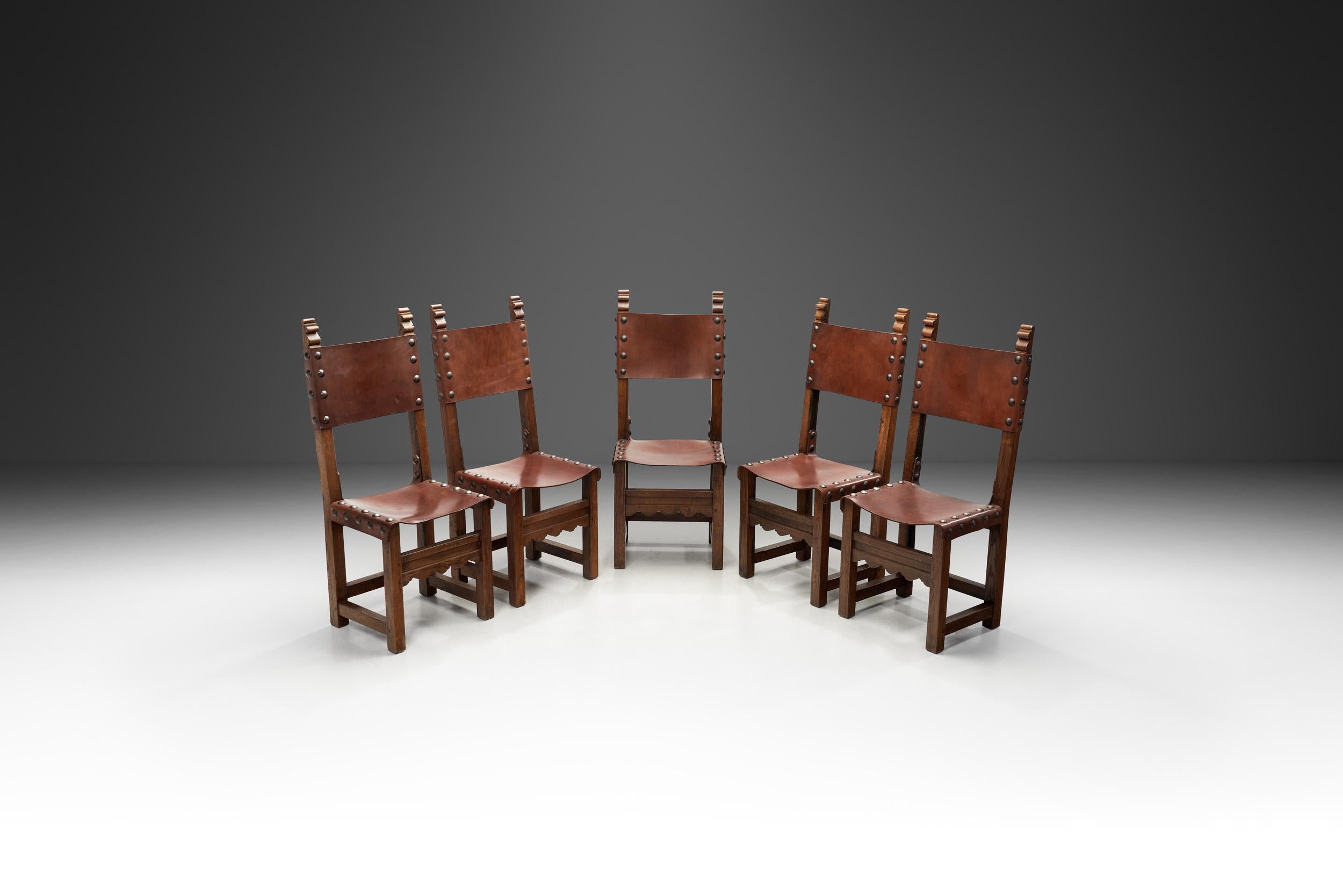 Born amidst a period of architectural exploration, the Brutalist philosophy guides the design of this set of chairs. Seamlessly blending form and function with organic honesty, the chairs rely on the materials to convey its distinctive