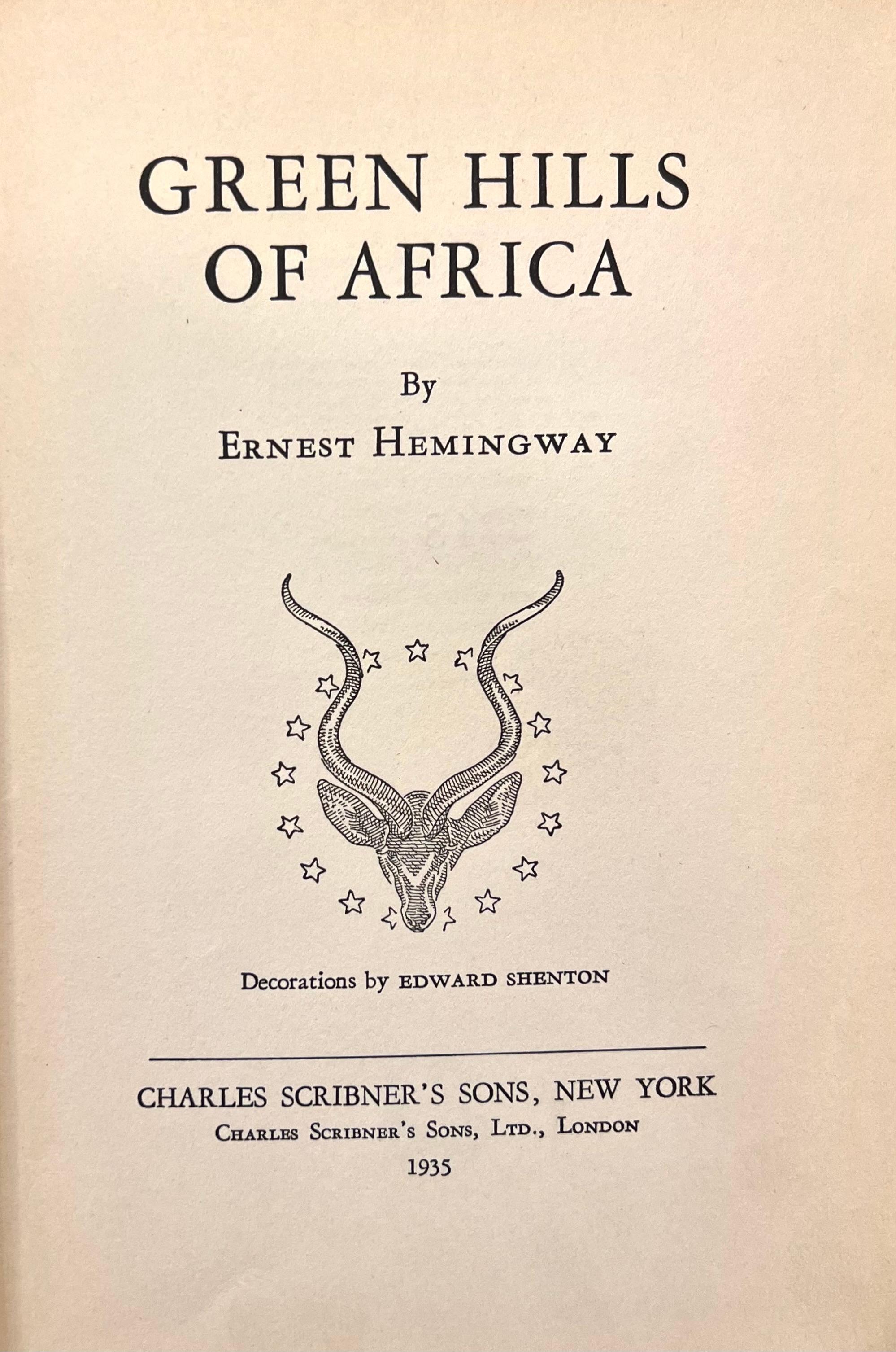 Papier Un ensemble de cinq éditions originales d'Ernest Hemingway en vente