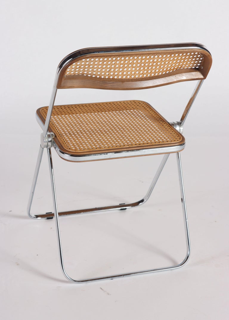 Mid-20th Century Set of Five Italian Chairs by Giancarlo Piretti for Castelli circa 1969 For Sale
