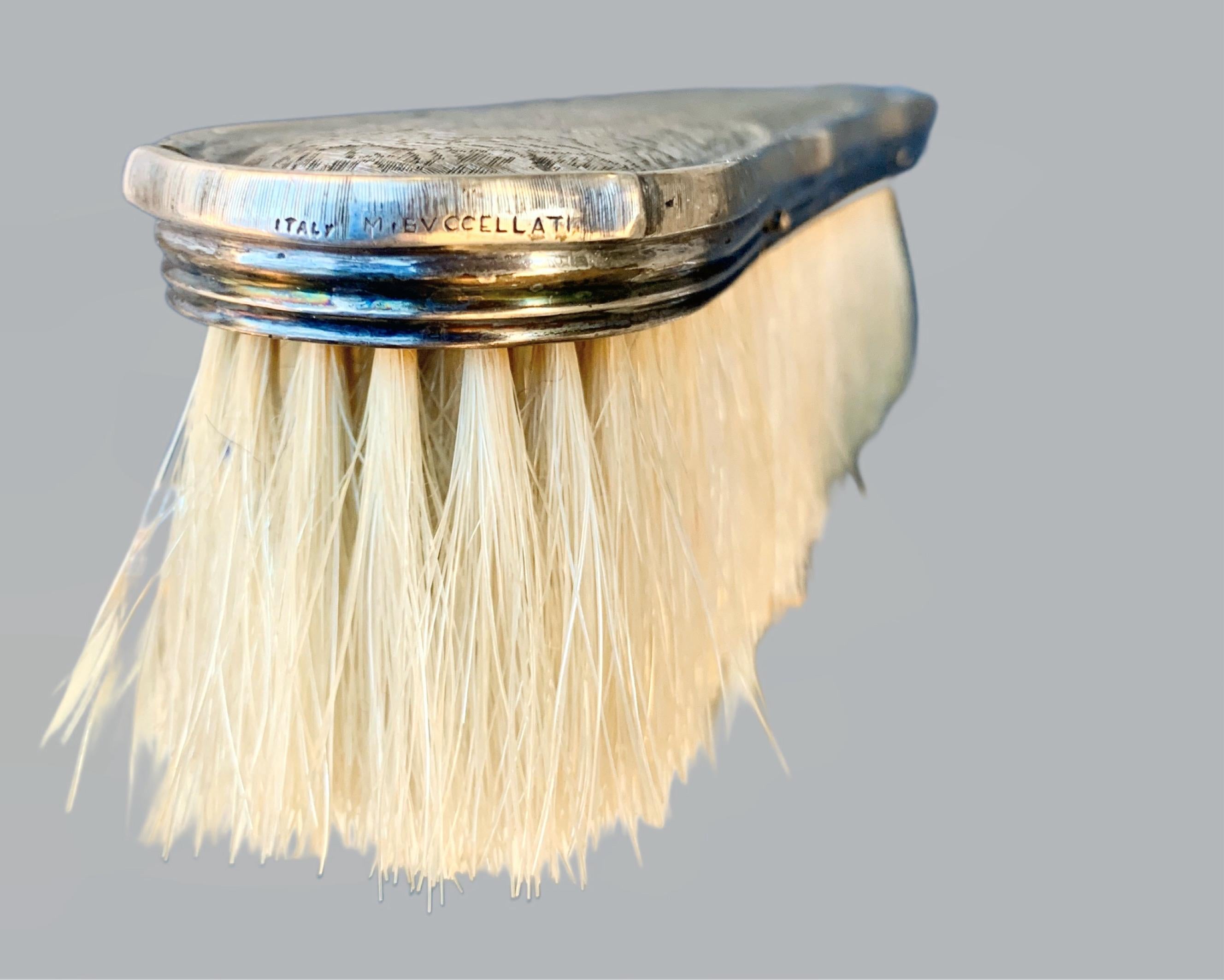 A set of five silver vanity items by Buccellati, 20th century For Sale 9