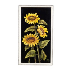 A Set of five Vintage Flower Still Live Paintings