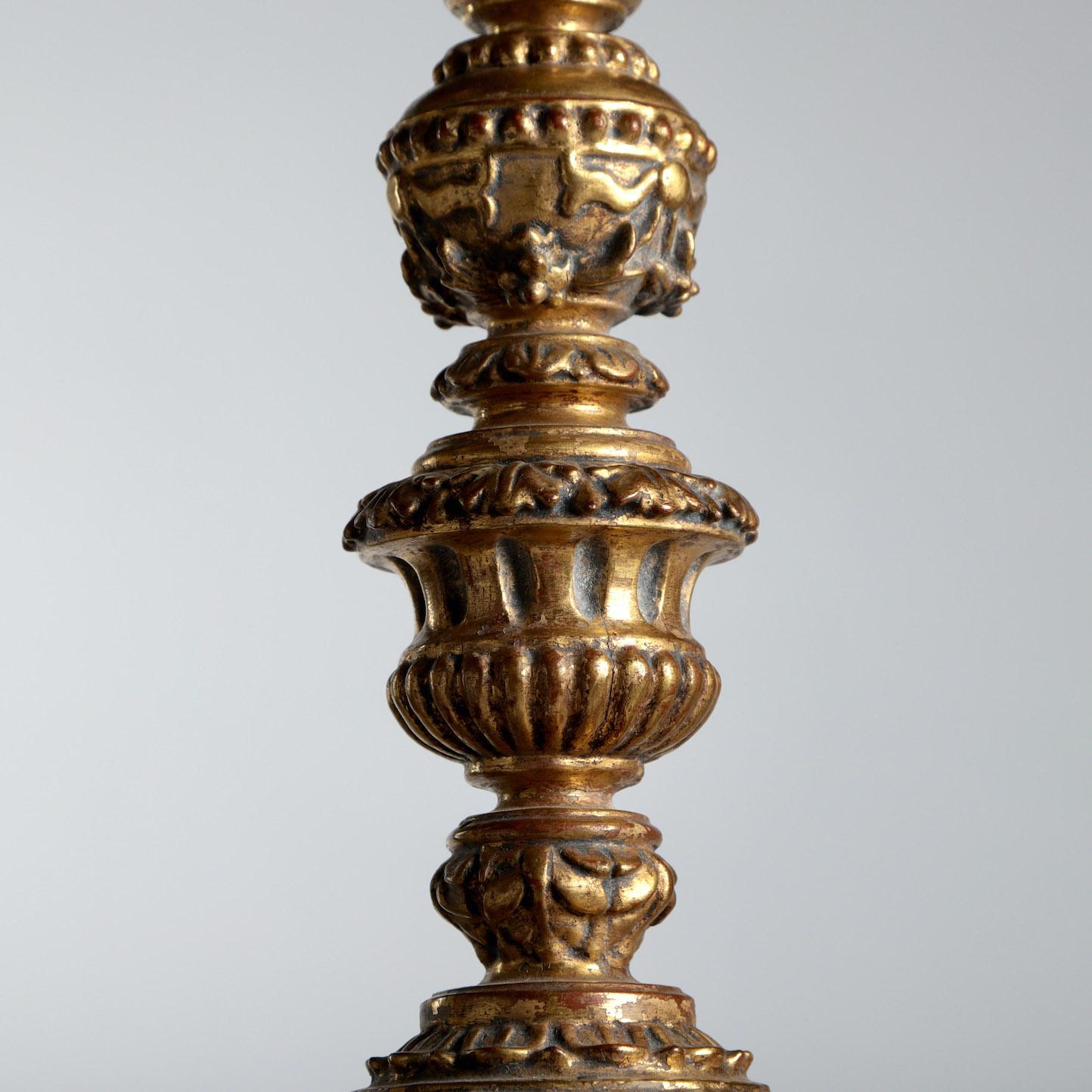 A Set of Four 18th Century Candlesticks 2