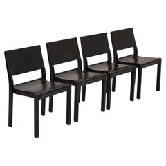 A set of four Alvar Aalto Model 611 chairs, by Oy Huonekalu-ja Rakennustyötehdas
