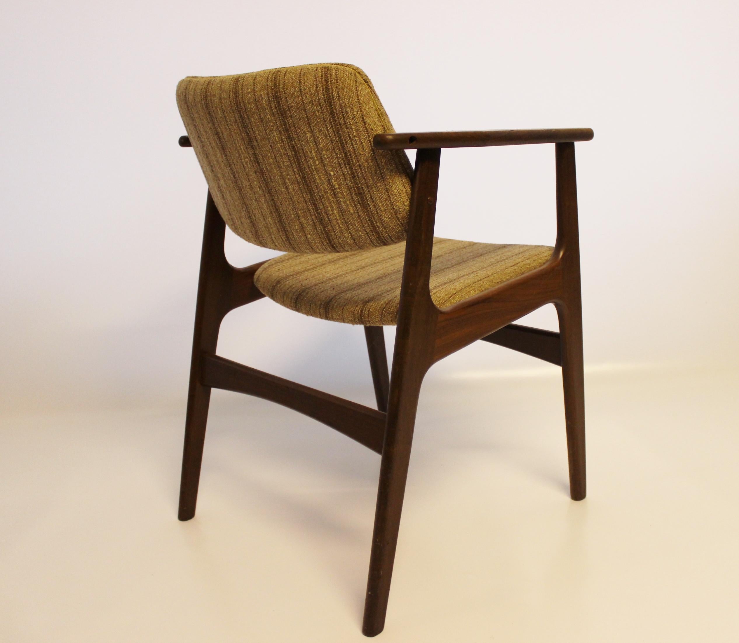 Danish Set of Four Armchairs in Teak by Erik Buch, 1960s For Sale
