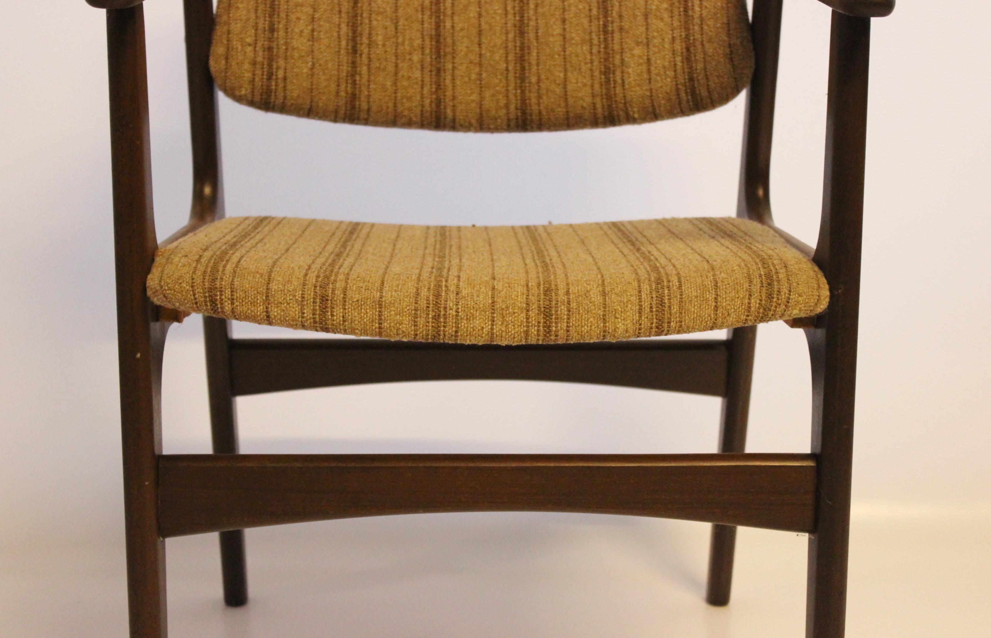 Set of Four Armchairs in Teak by Erik Buch, 1960s In Good Condition For Sale In Lejre, DK
