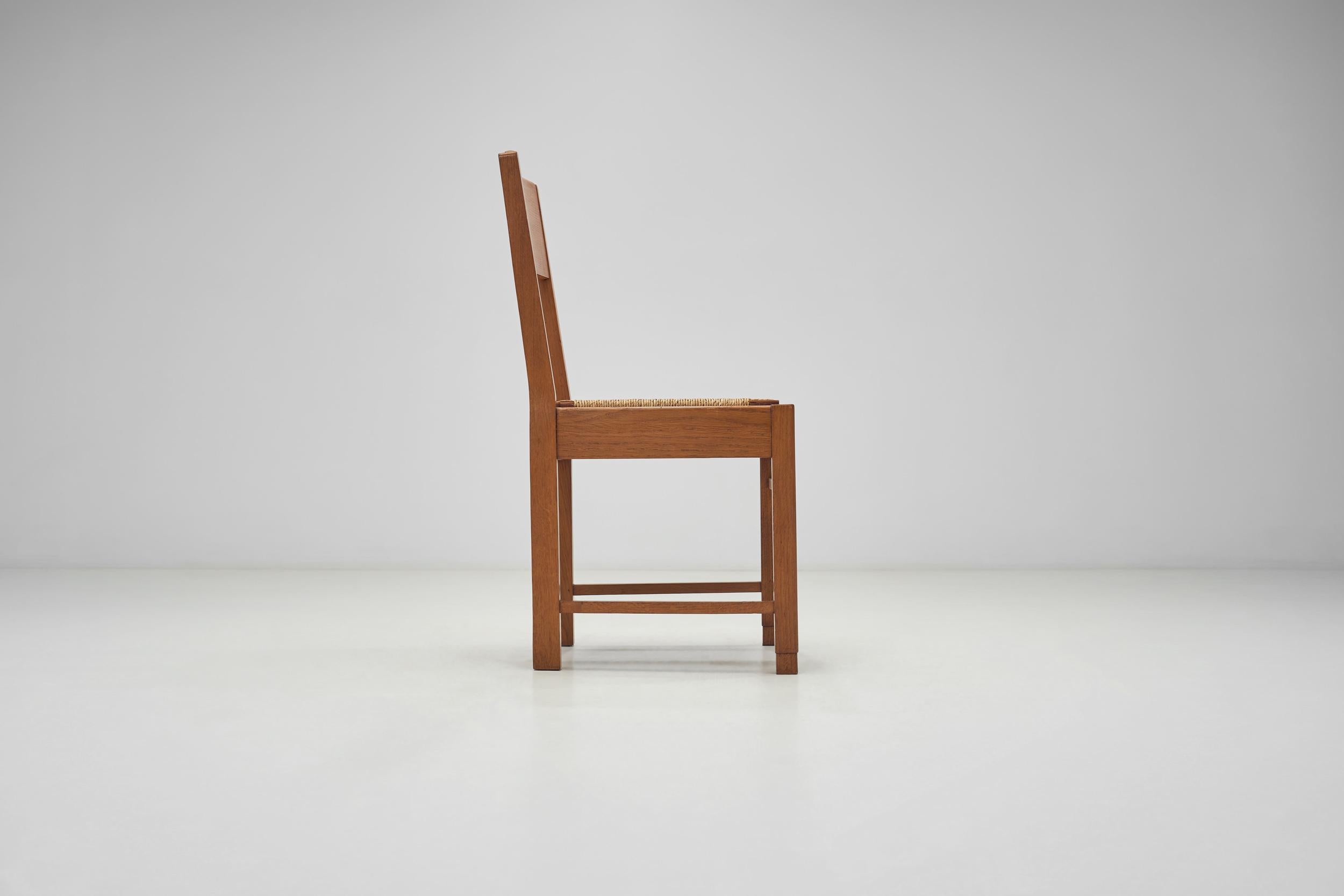 A Set of Four Art Deco Dining Chairs, Europe Early 20th century 1
