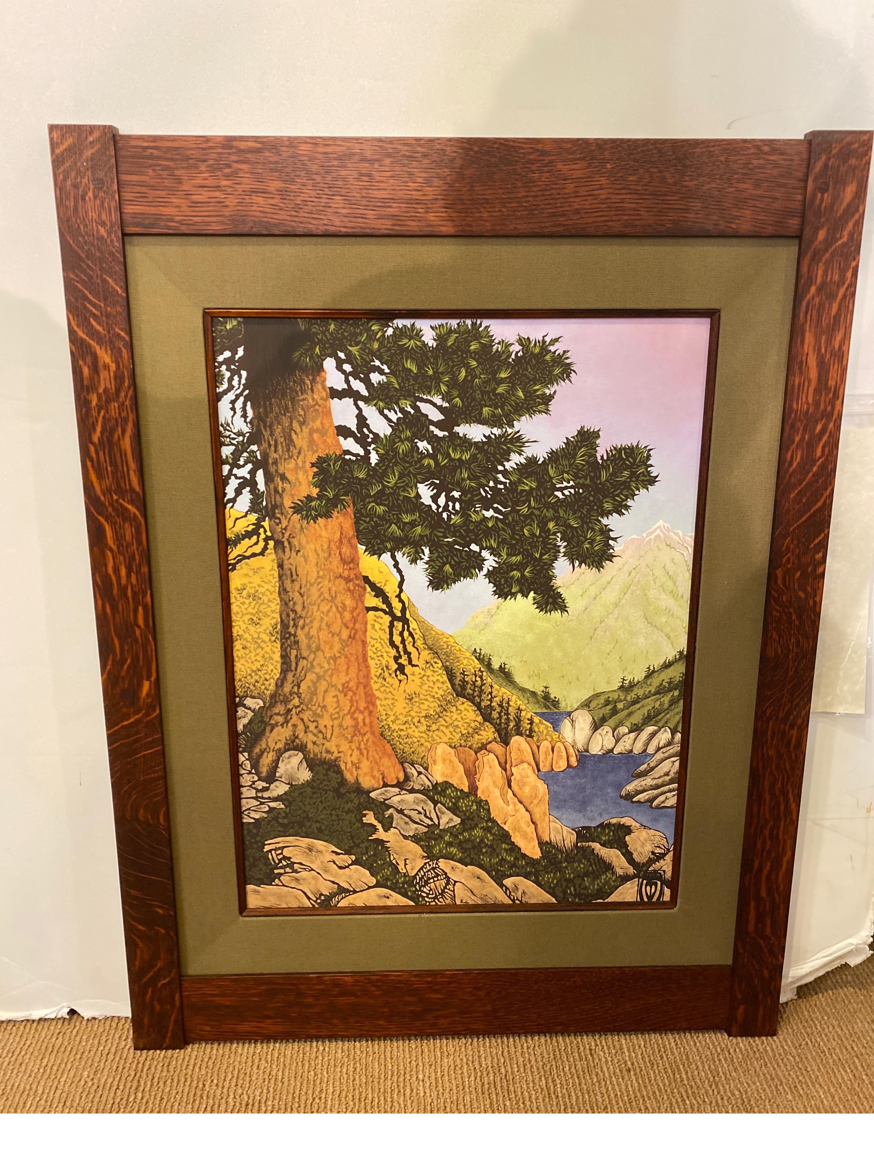 Set of Four Arts and Crafts Framed Prints In Excellent Condition In Lambertville, NJ