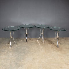 Set of Four Bar Tables from the Waldorf Hotel, New York, C.1940