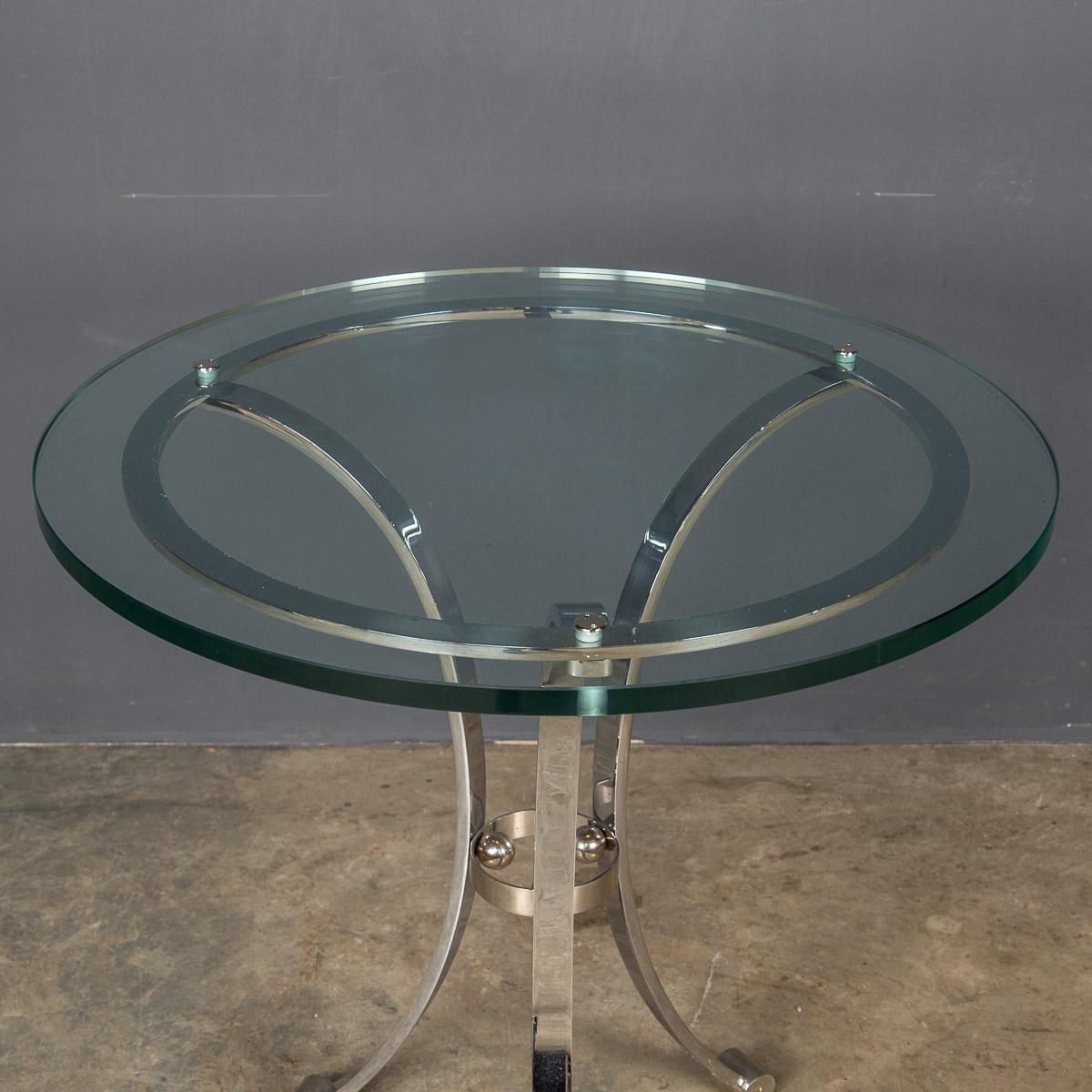 Set of Four Bar Tables from the Waldorf Hotel, New York, C.1940 In Good Condition For Sale In Royal Tunbridge Wells, Kent