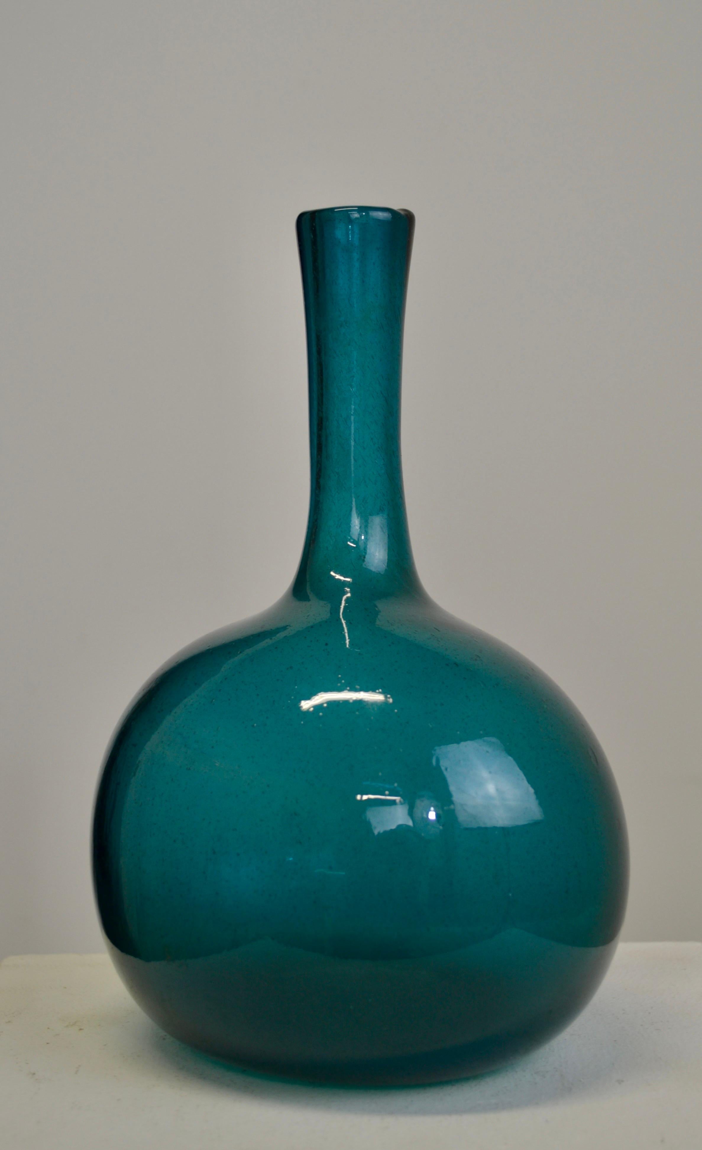 Set di quattro pezzi in vetro soffiato di Claude Morin, anni '70 - Dieulefit - Francia In condizioni buone in vendita a SOTTEVILLE-LÈS-ROUEN, FR