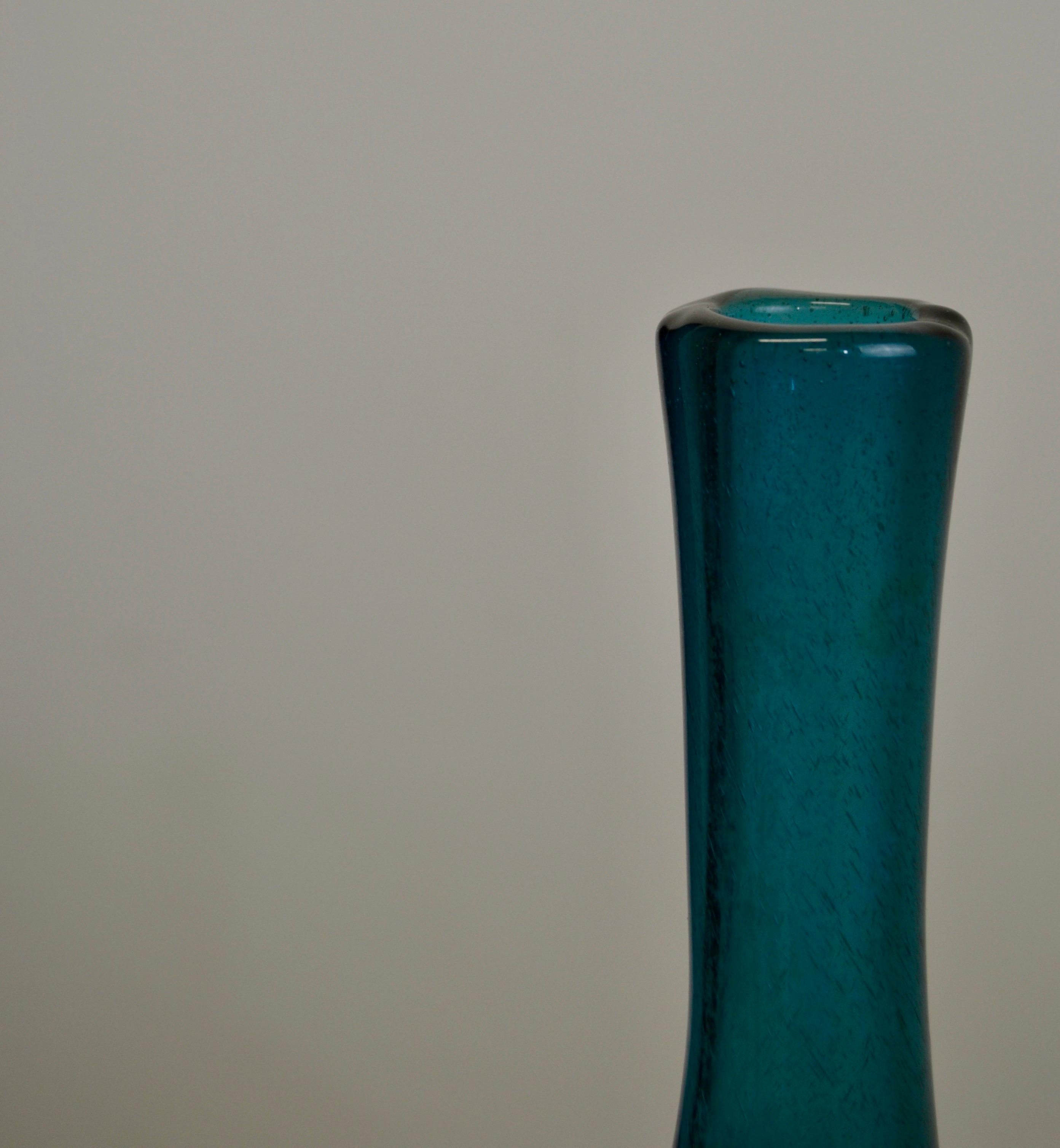 Fine XX secolo Set di quattro pezzi in vetro soffiato di Claude Morin, anni '70 - Dieulefit - Francia in vendita