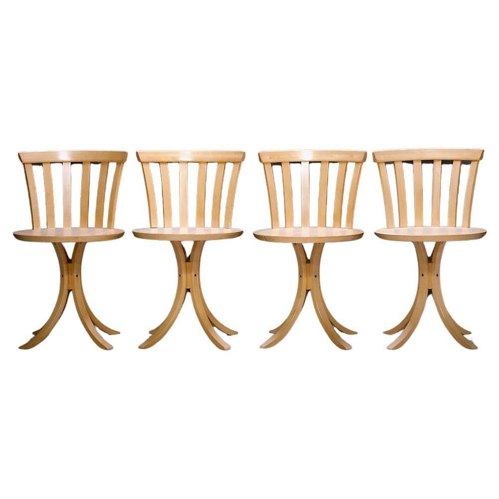 Ein Satz von vier Stühlen von Edsbyverken, 1960er-Jahre
