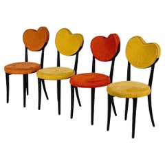 A Set Of Four Chairs by Elisabeth Garouste & Mattia Bonetti France 1990's