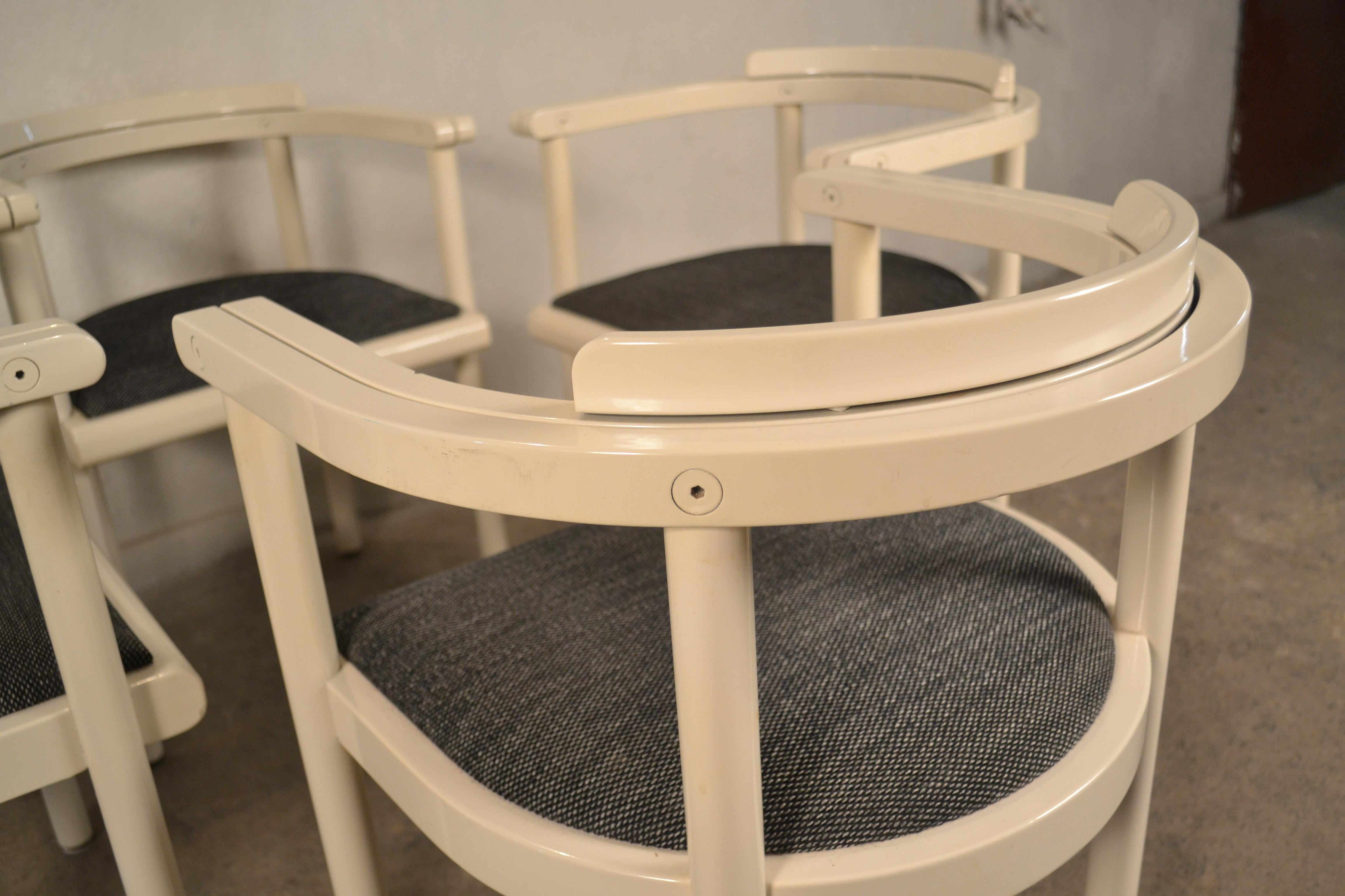 Danish Set of Four Chairs, Designed by Johannes Norgaard, Norgaard Mobelfabrik, 1970s For Sale
