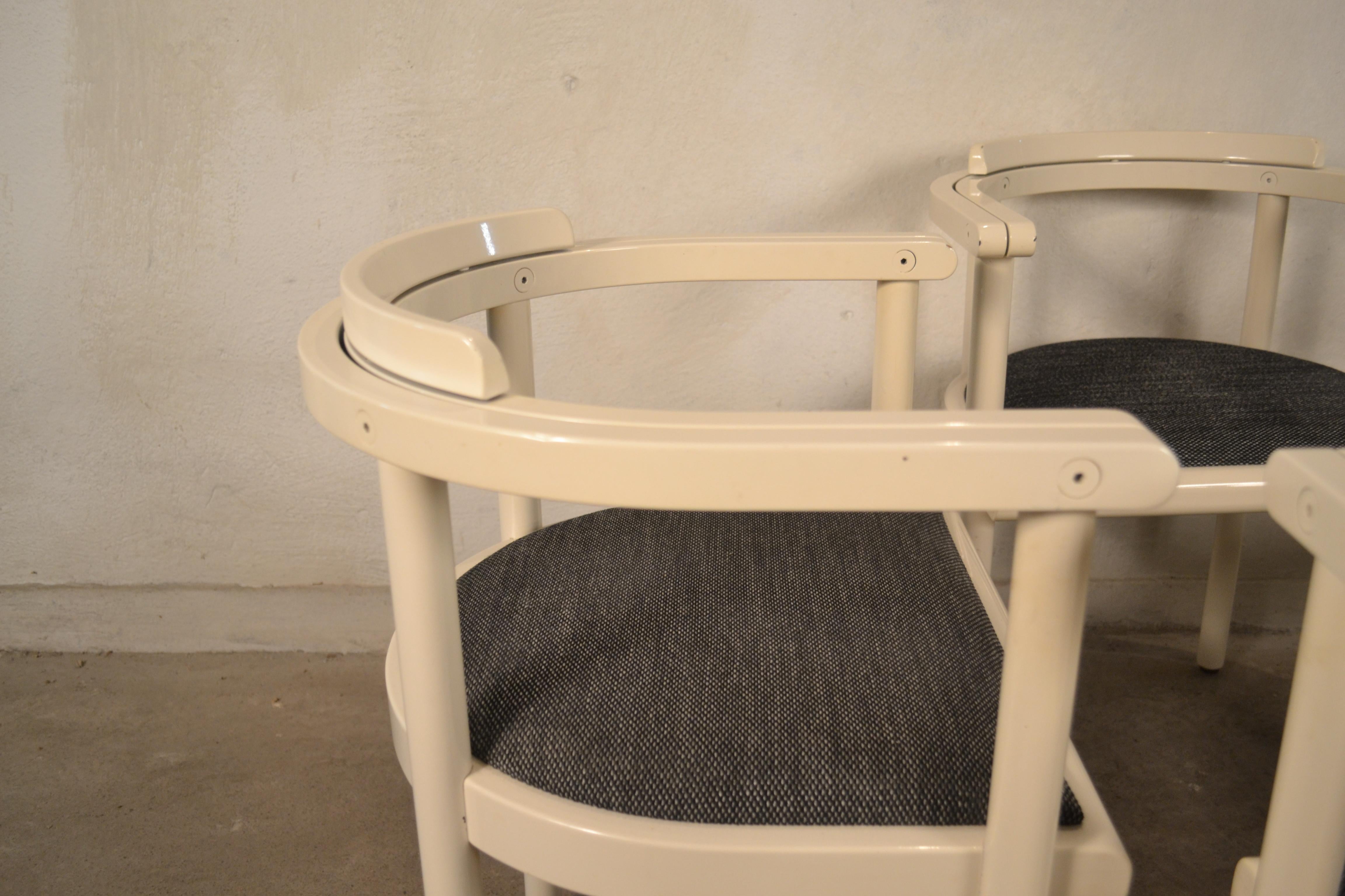 Set of Four Chairs, Designed by Johannes Norgaard, Norgaard Mobelfabrik, 1970s In Good Condition For Sale In Mazowieckie, PL