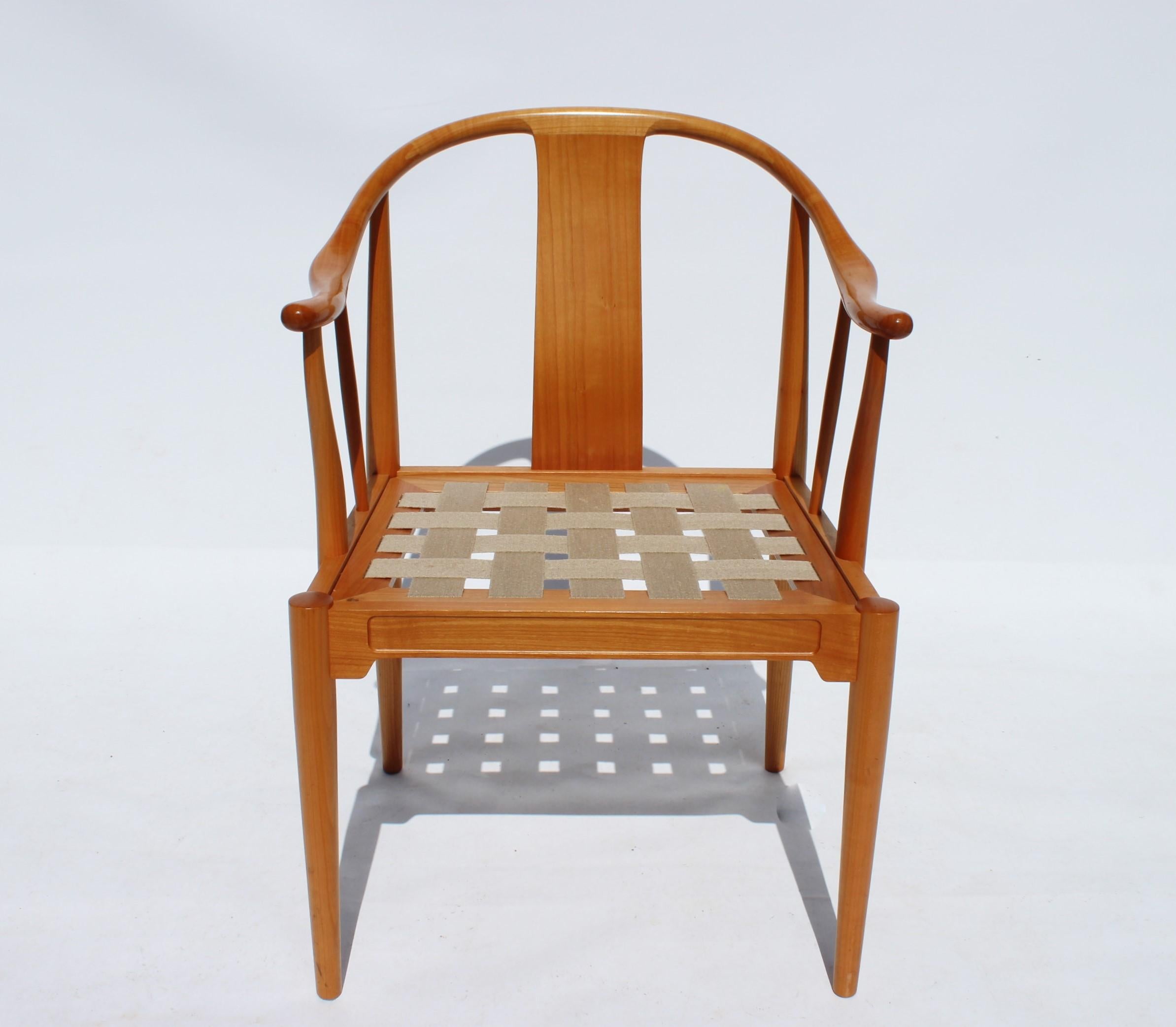 Set of Four China Chairs, Model 4283, by Hans J. Wegner and Fritz Hansen 2
