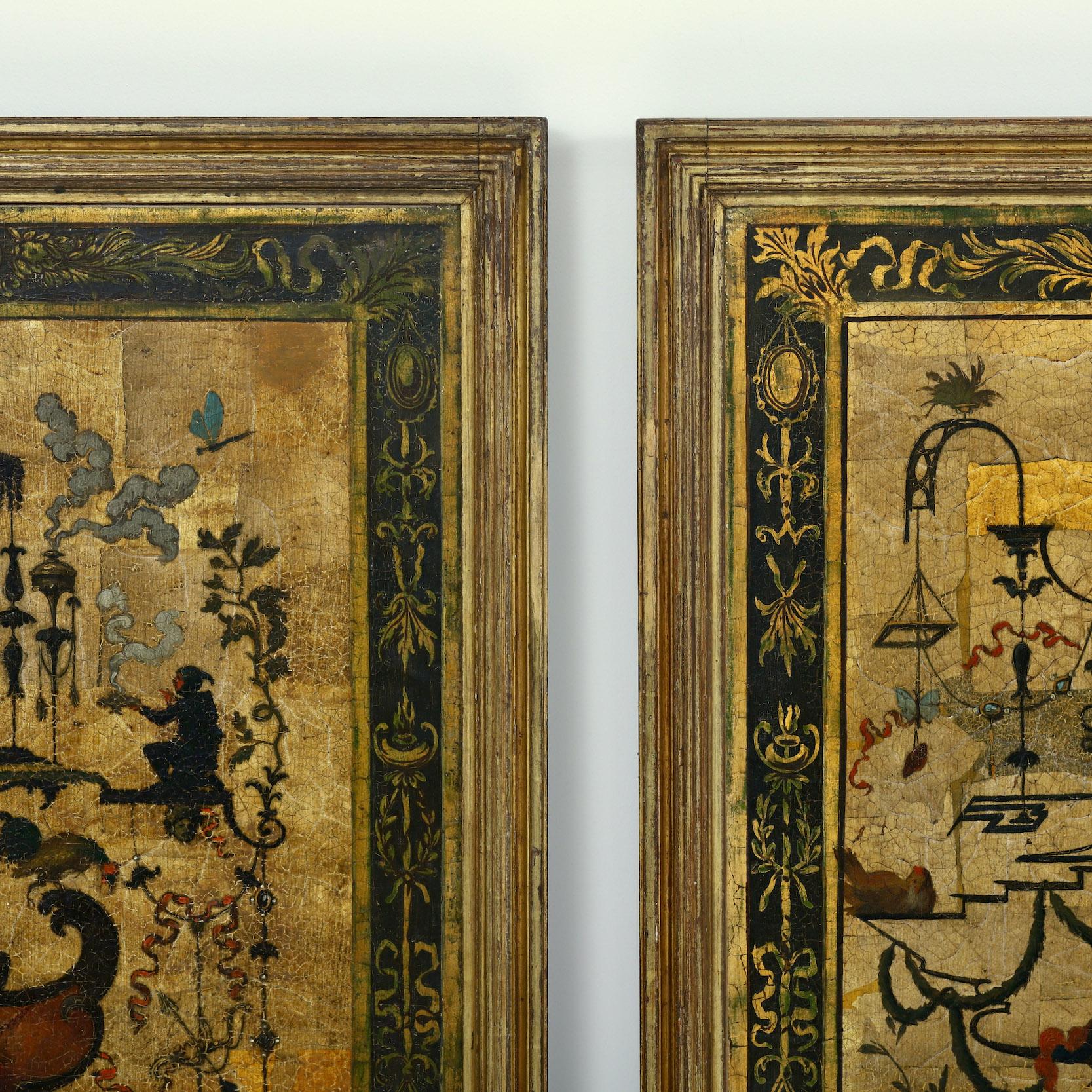 Set of Four Chinoiserie Paintings 4