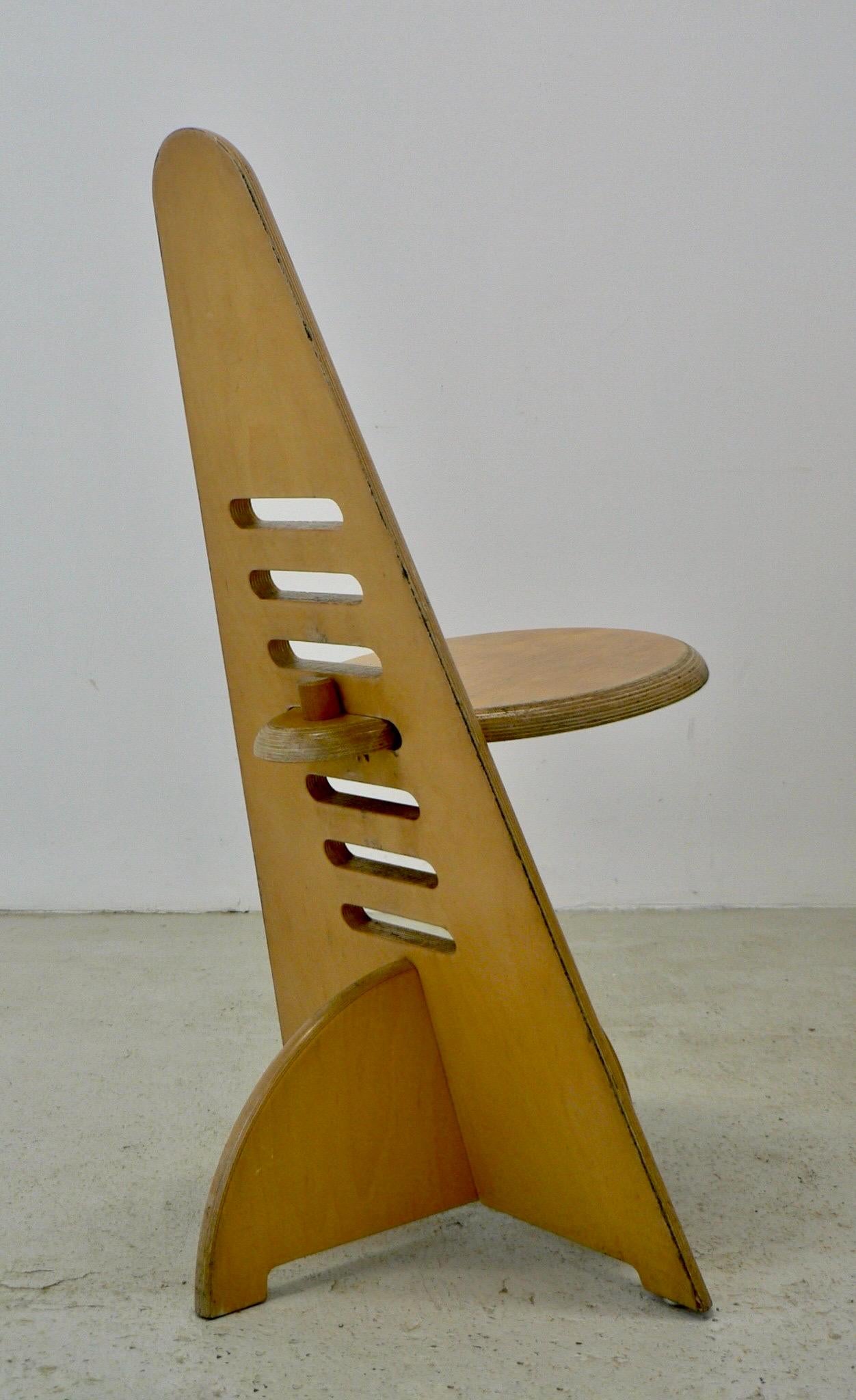 Fin du 20e siècle Un ensemble de quatre chaises design de Gijs Boelaars pour Lundia - 1970 en vente