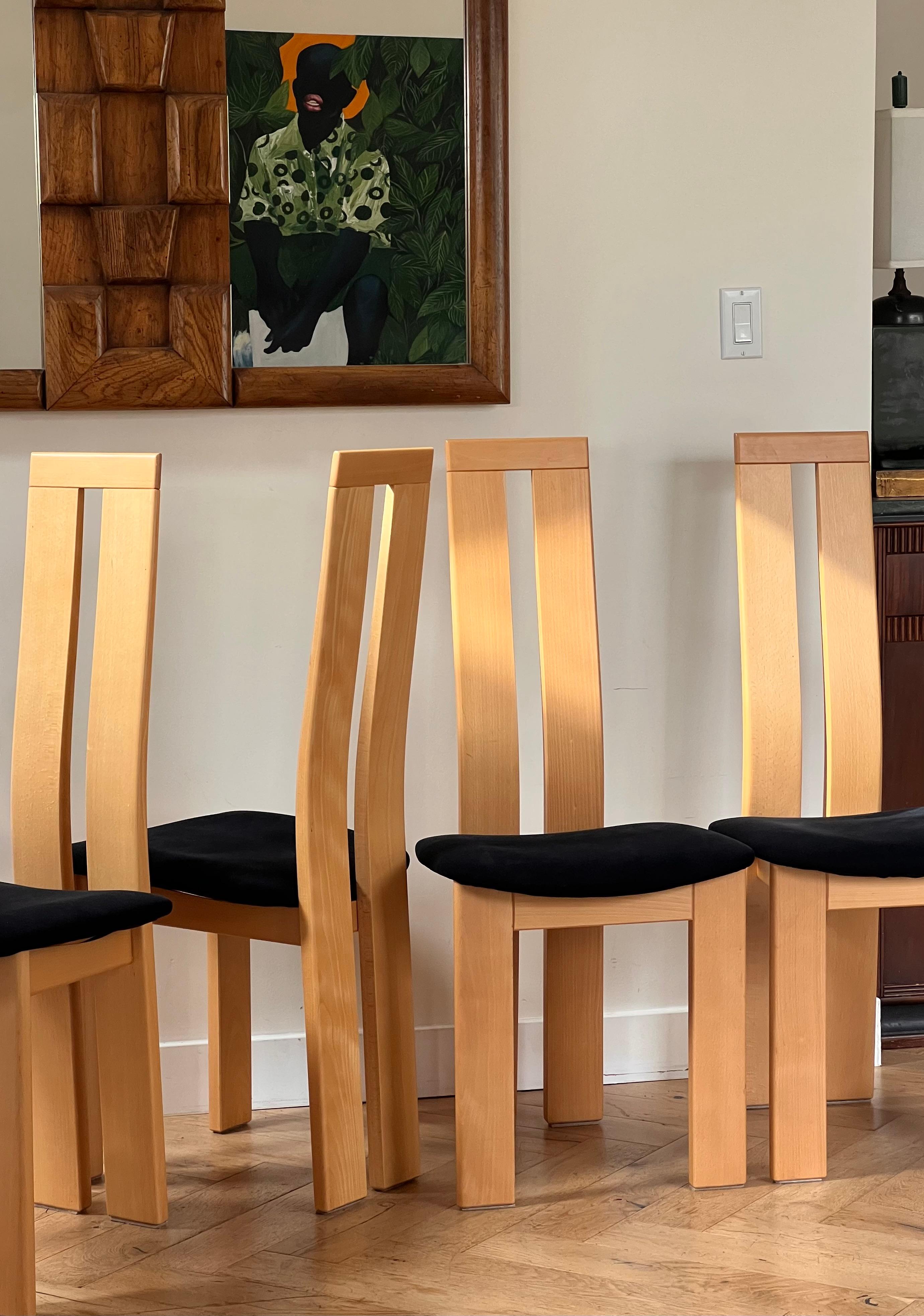A set of four dining chairs by Pietro Costantini, Italy late 20th century 4