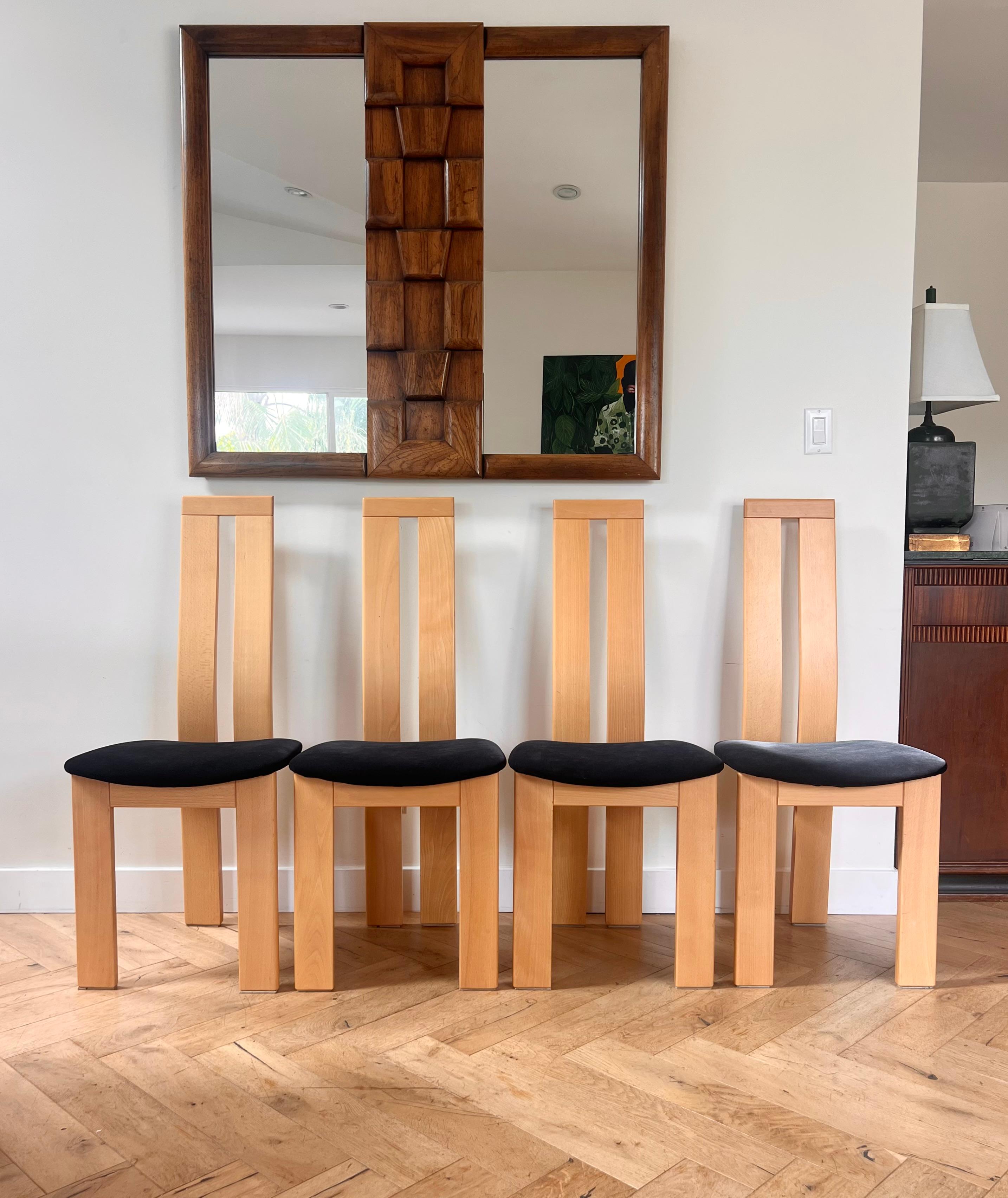 A set of four dining chairs by Pietro Costantini, Italy late 20th century 6