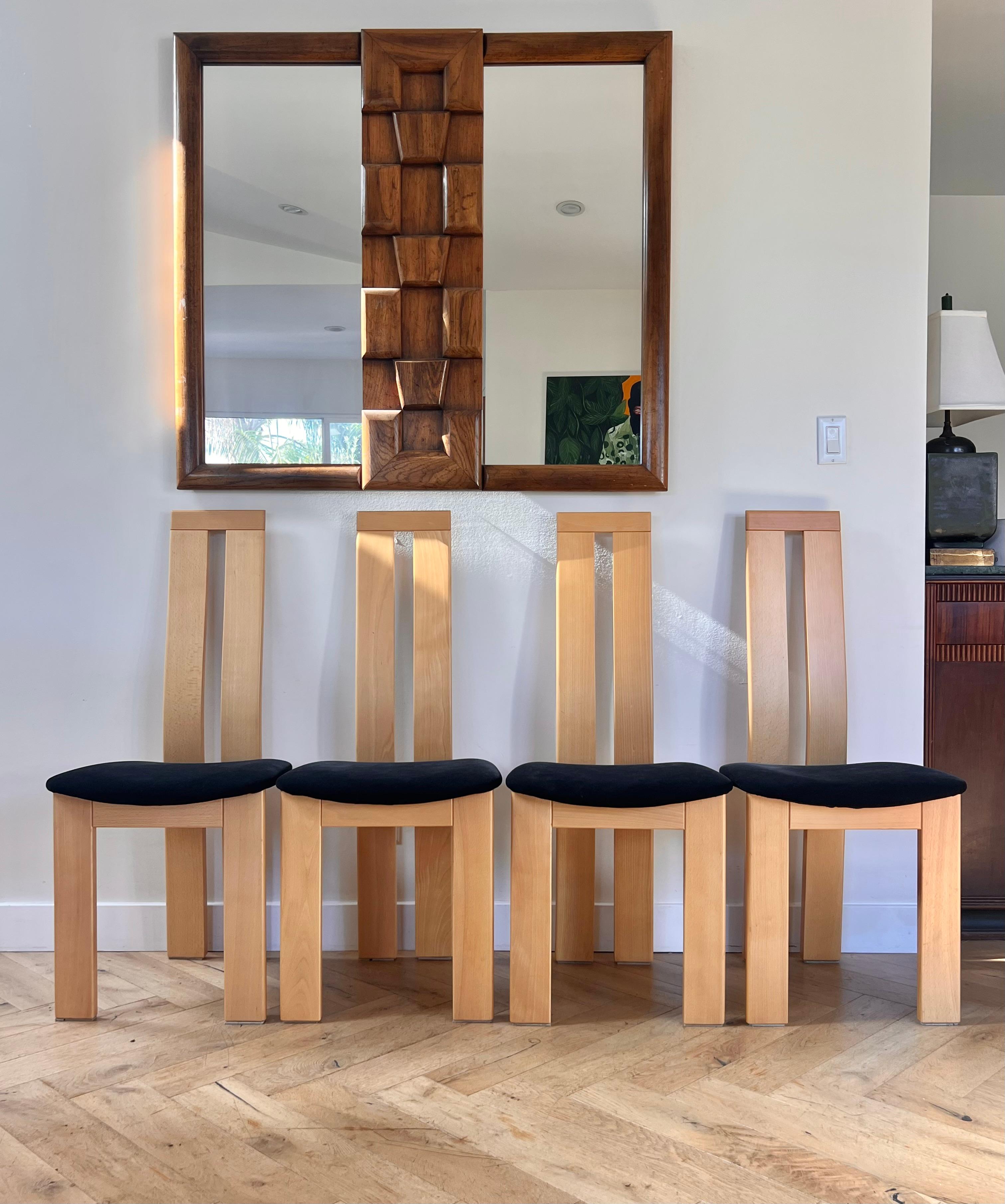 A set of four dining chairs by Pietro Costantini, Italy late 20th century 10