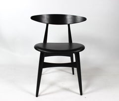 Set of Four Dining Room Chairs, Model CH33T, by Hans J. Wegner, 2012