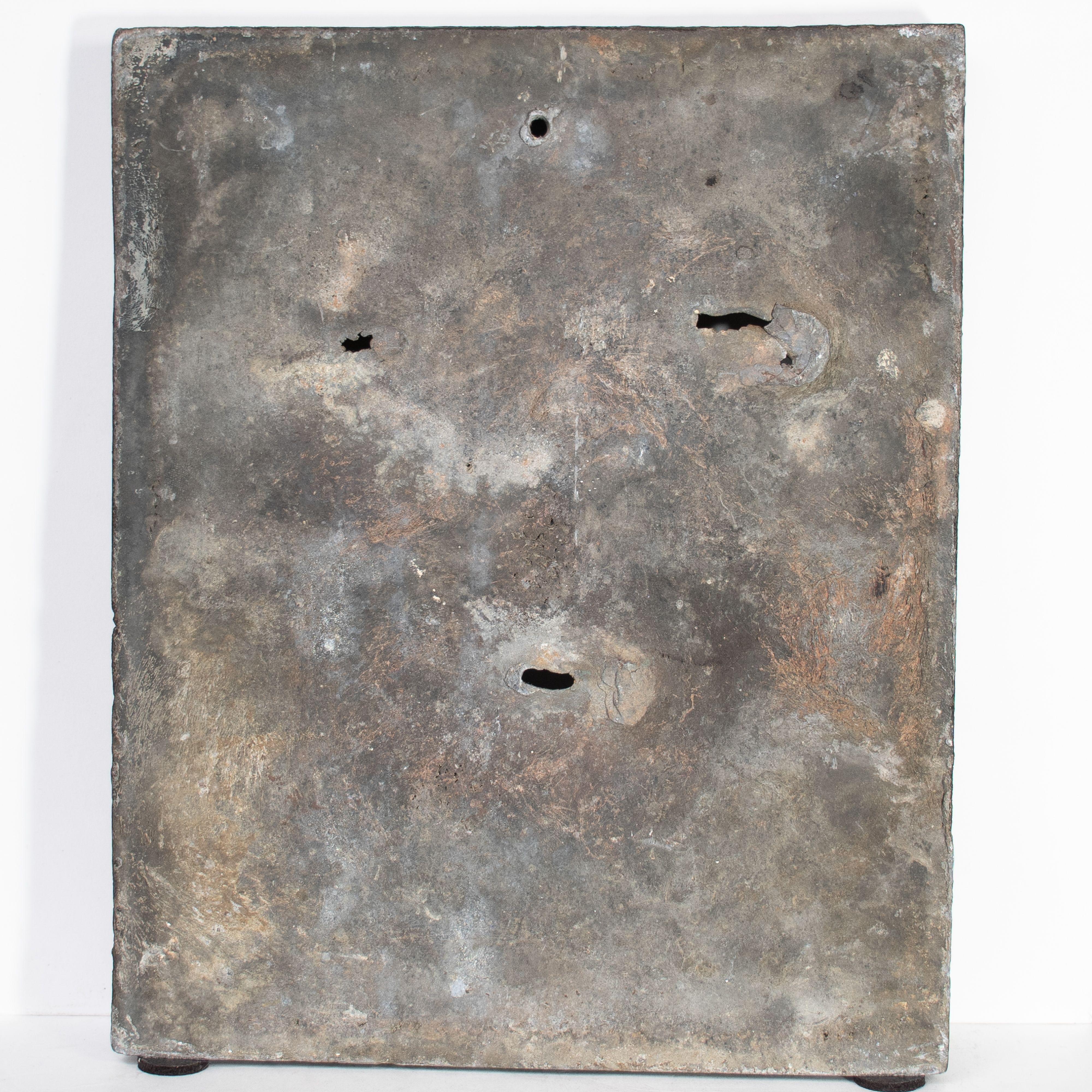 Early 19th Century A set of four English lead Parish Boundary plaques marked and dated For Sale