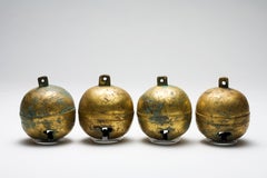 A Set of Four Gilt-Bronze Bells, Tang-Liao