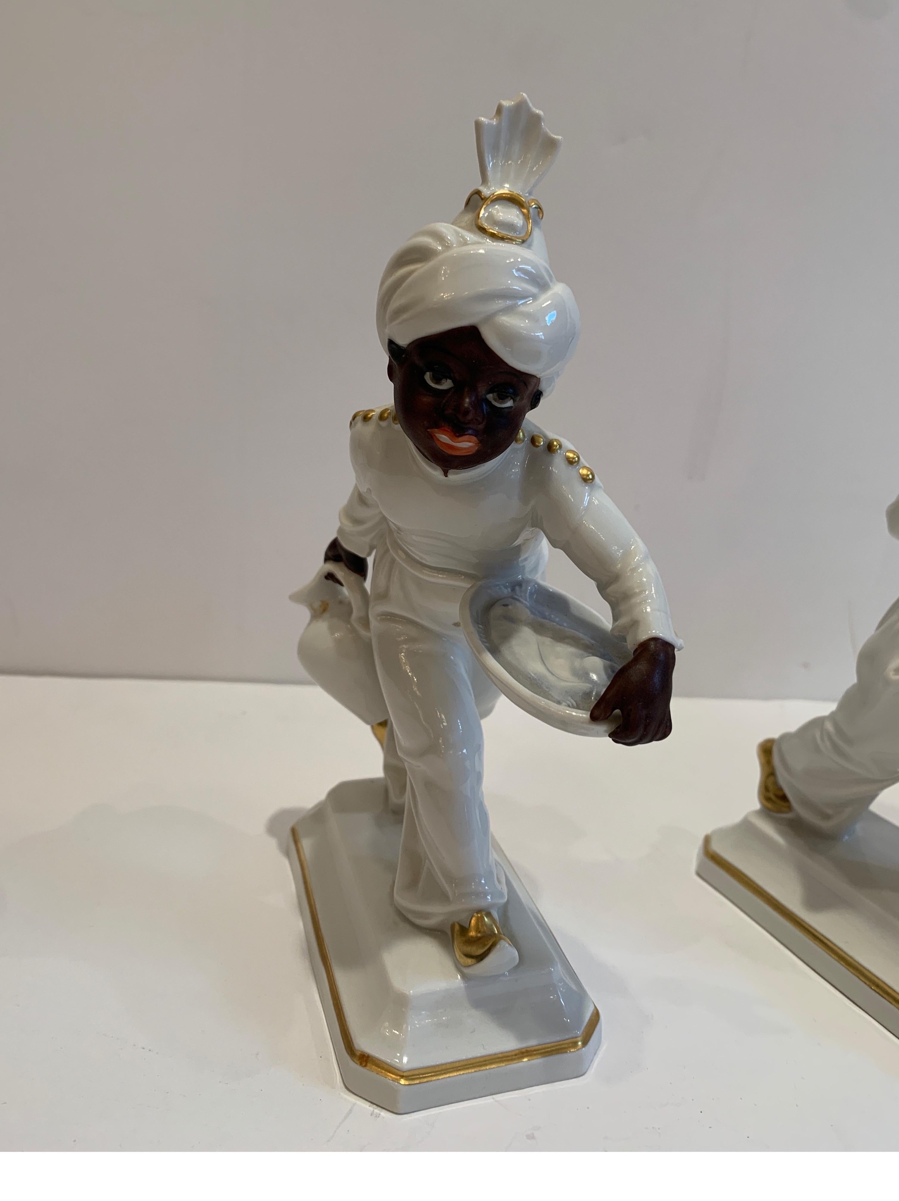 Set of Four Hand Painted Porcelain Rosenthal Figurines 1