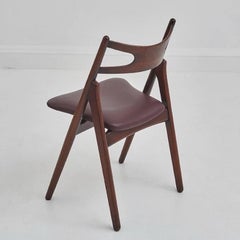 A Set Of Four Hans Wegner 'Sawbuck' CH 29 Dining Chairs