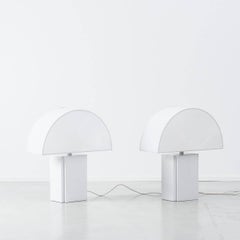 Harvey Guzzini Olympe Table Lamps, Italy, 1970s