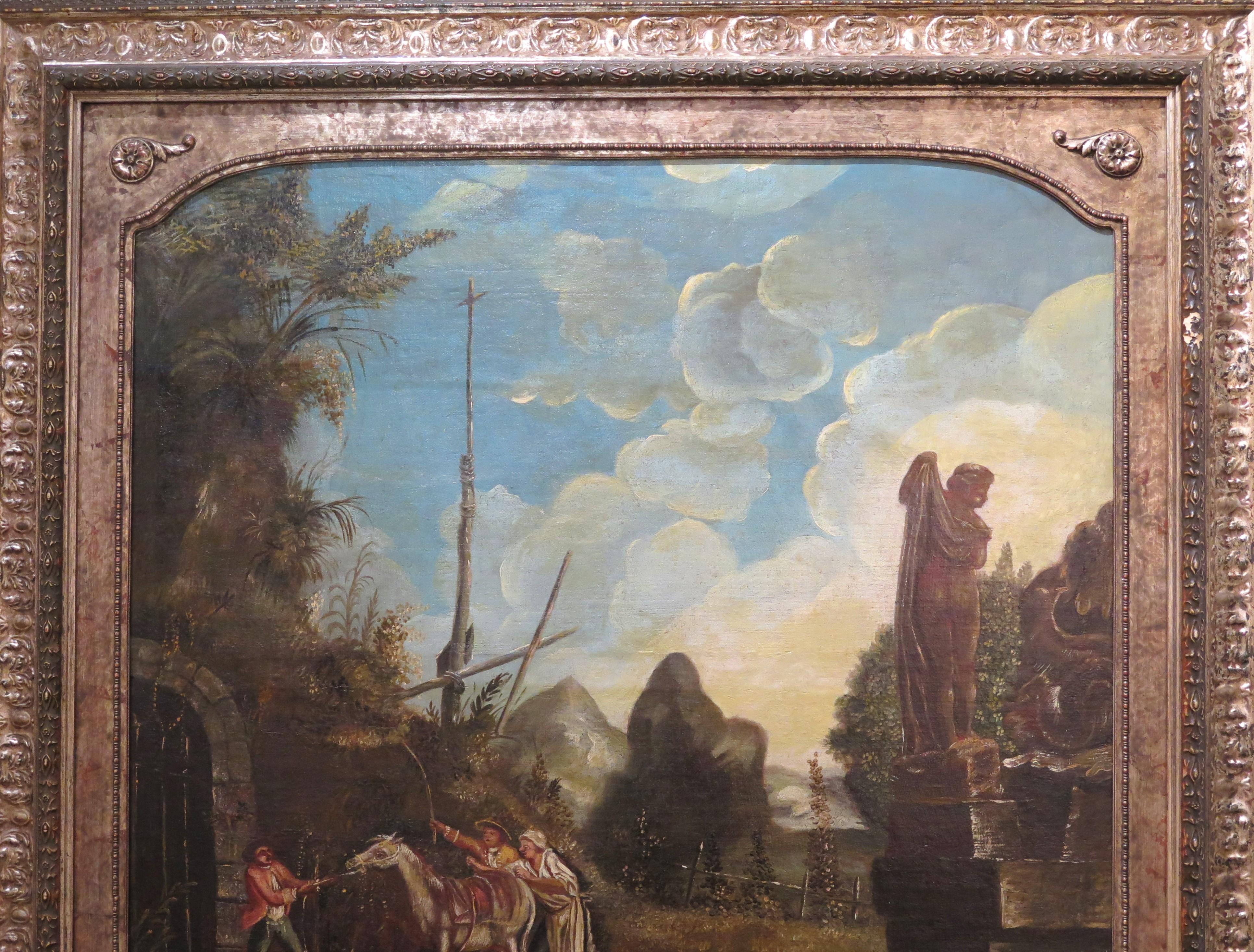 A Set of Four Late 18th Century / Early 19th Century Allegorical Paintings For Sale 3