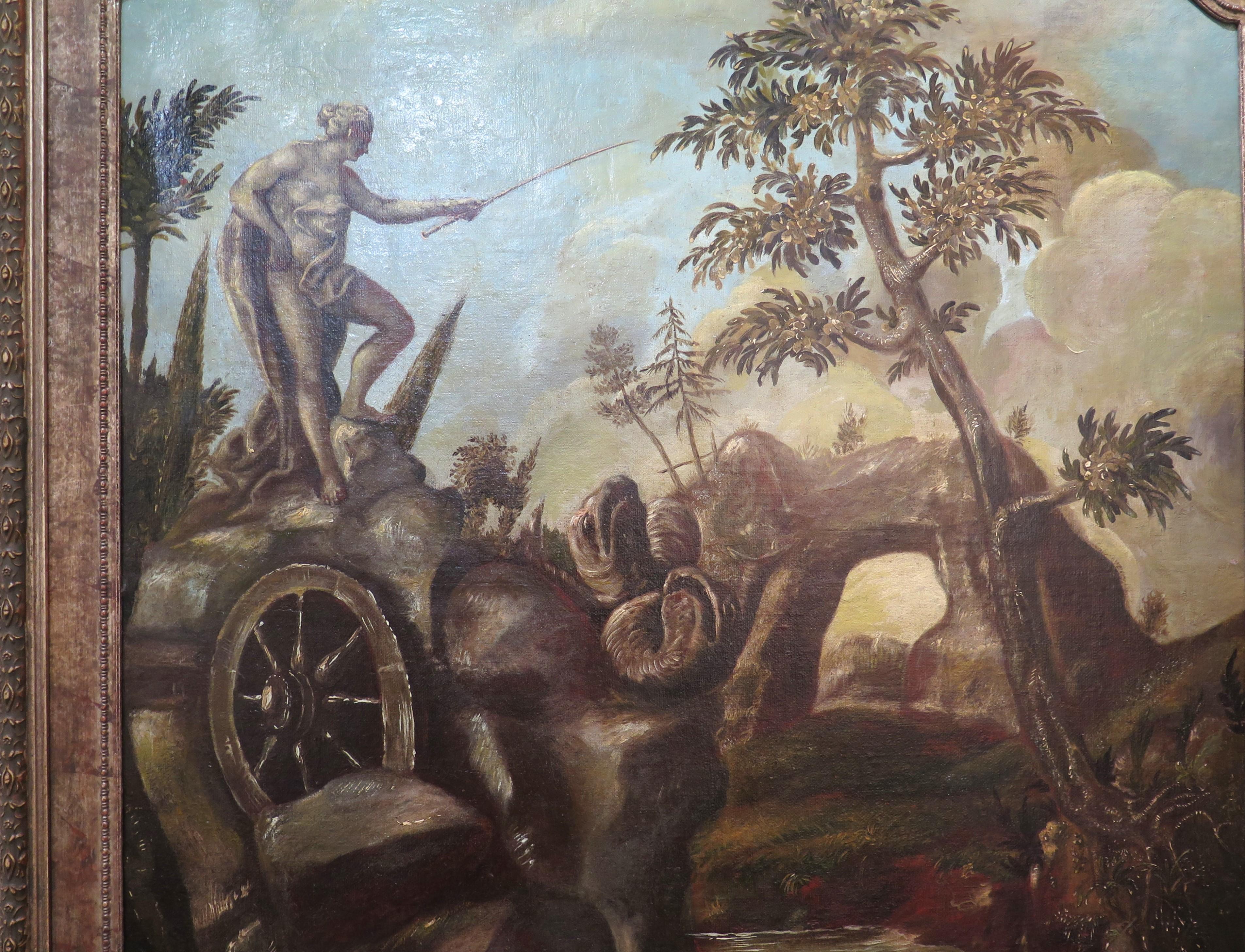 A Set of Four Late 18th Century / Early 19th Century Allegorical Paintings For Sale 4